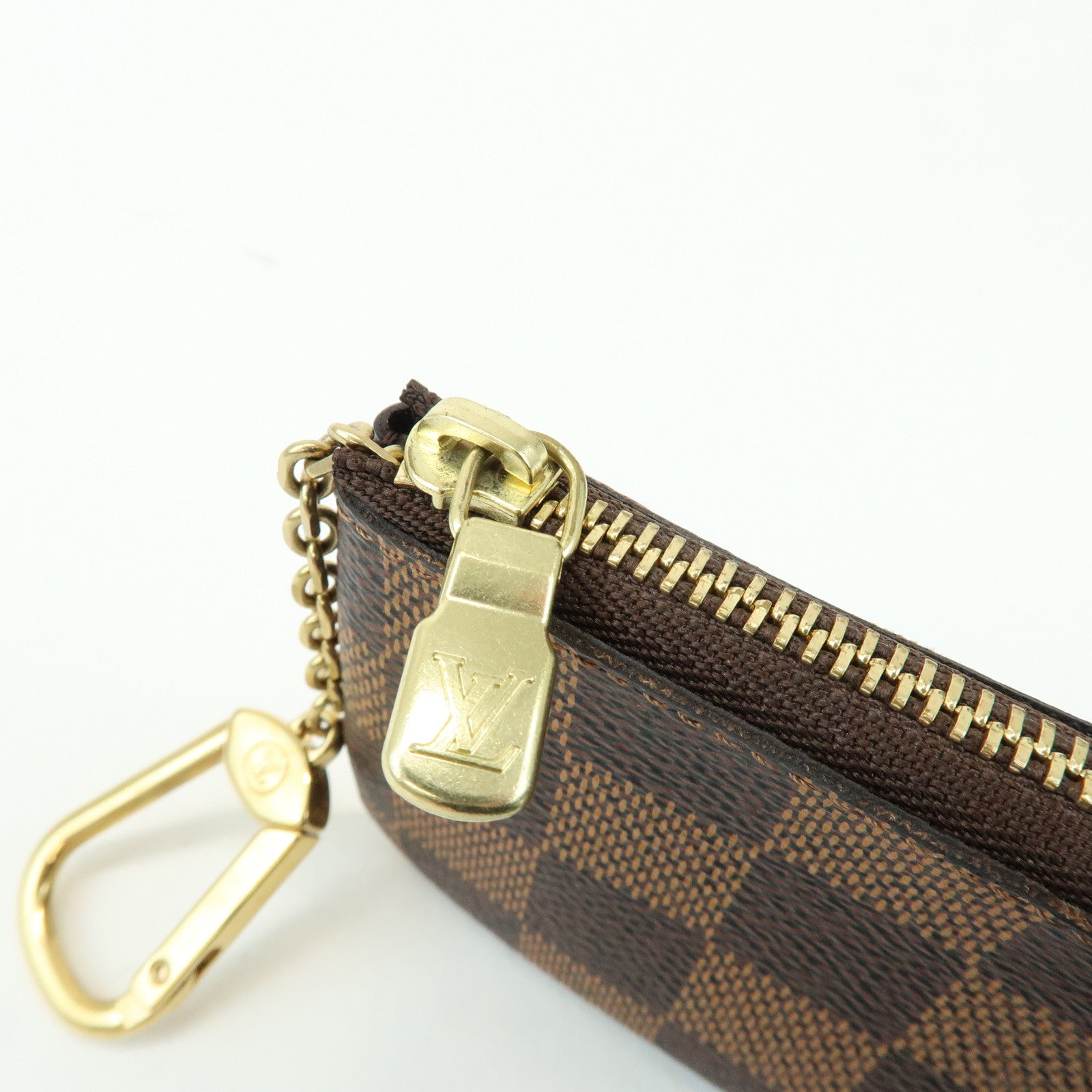Louis Vuitton Damier Canvas Pochette Cles Damier Ebene N62658