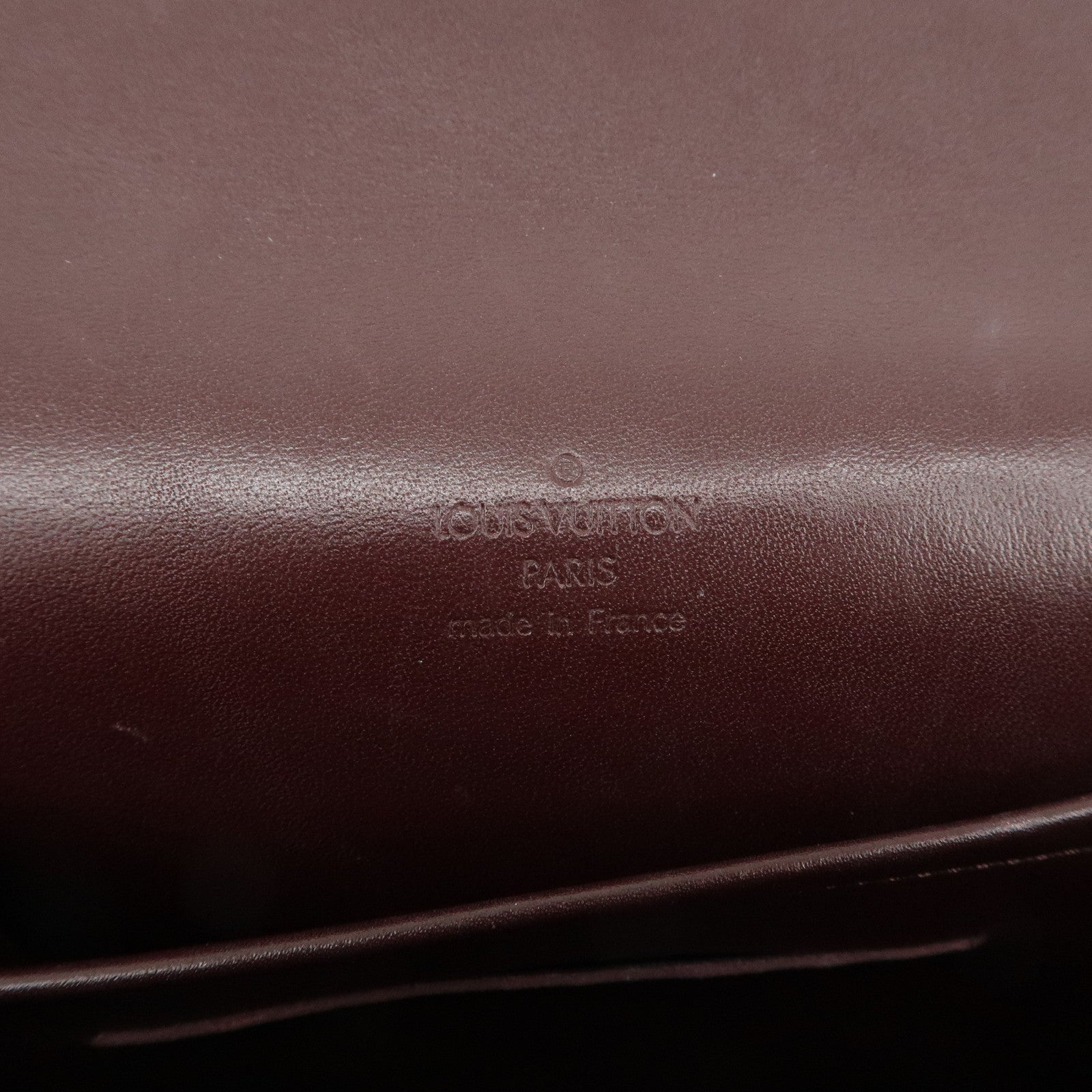 Louis Vuitton Damier Vernis Cabaret Shoulder Bag Carmine M92126