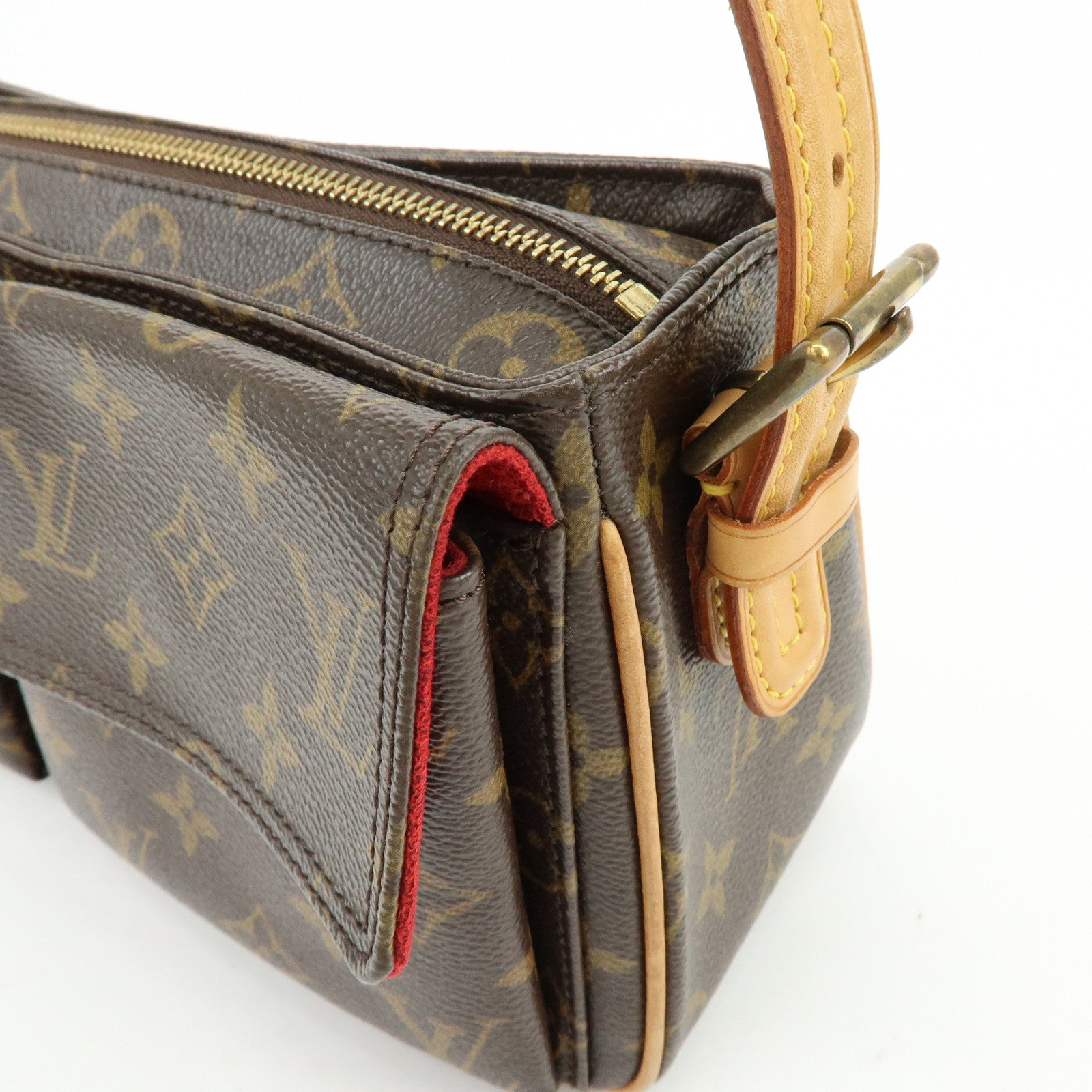 Louis Vuitton Monogram Vivacite Shoulder Bag Hand Bag M51164