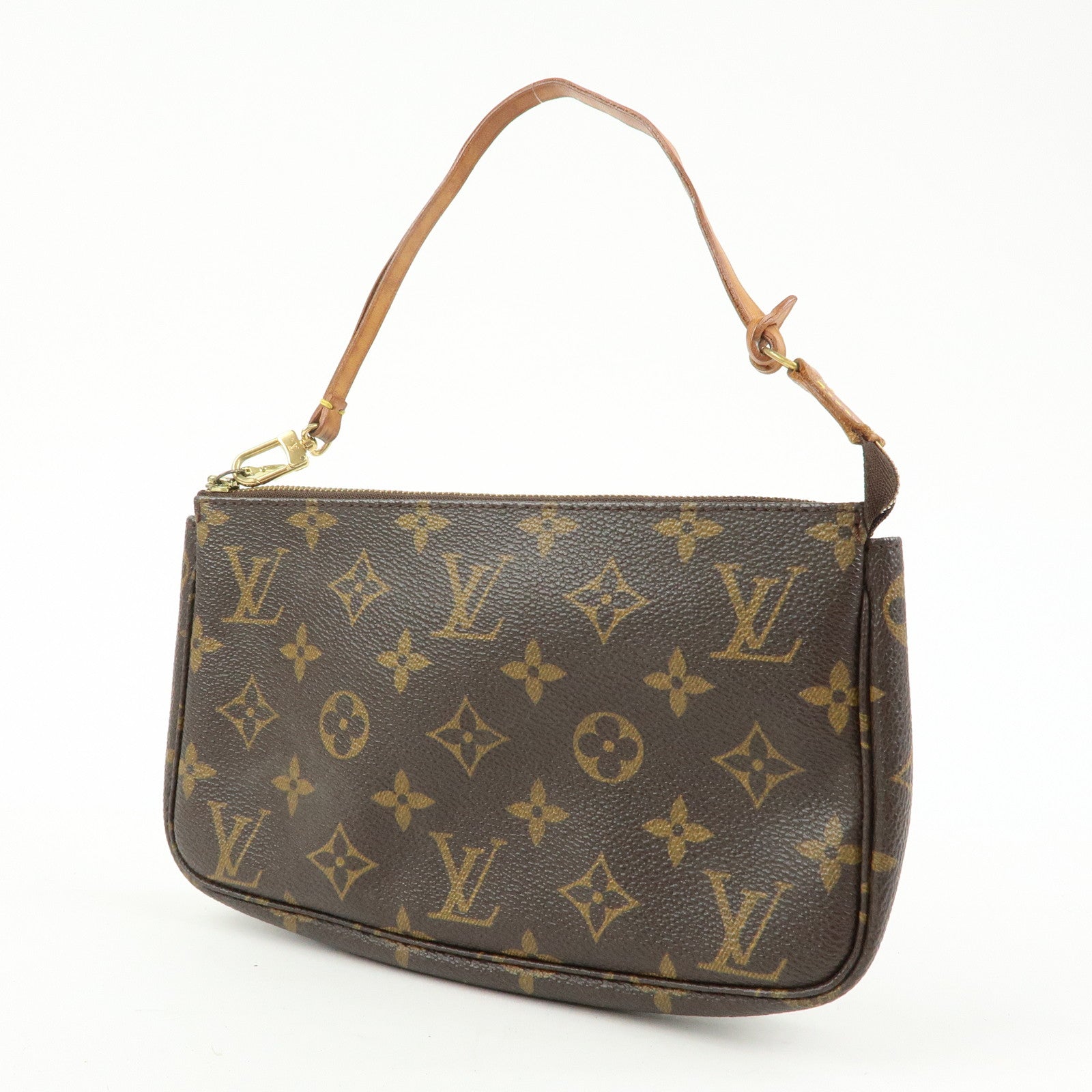 Louis Vuitton Monogram Pochette Accessoires Pouch Hand Bag M51980