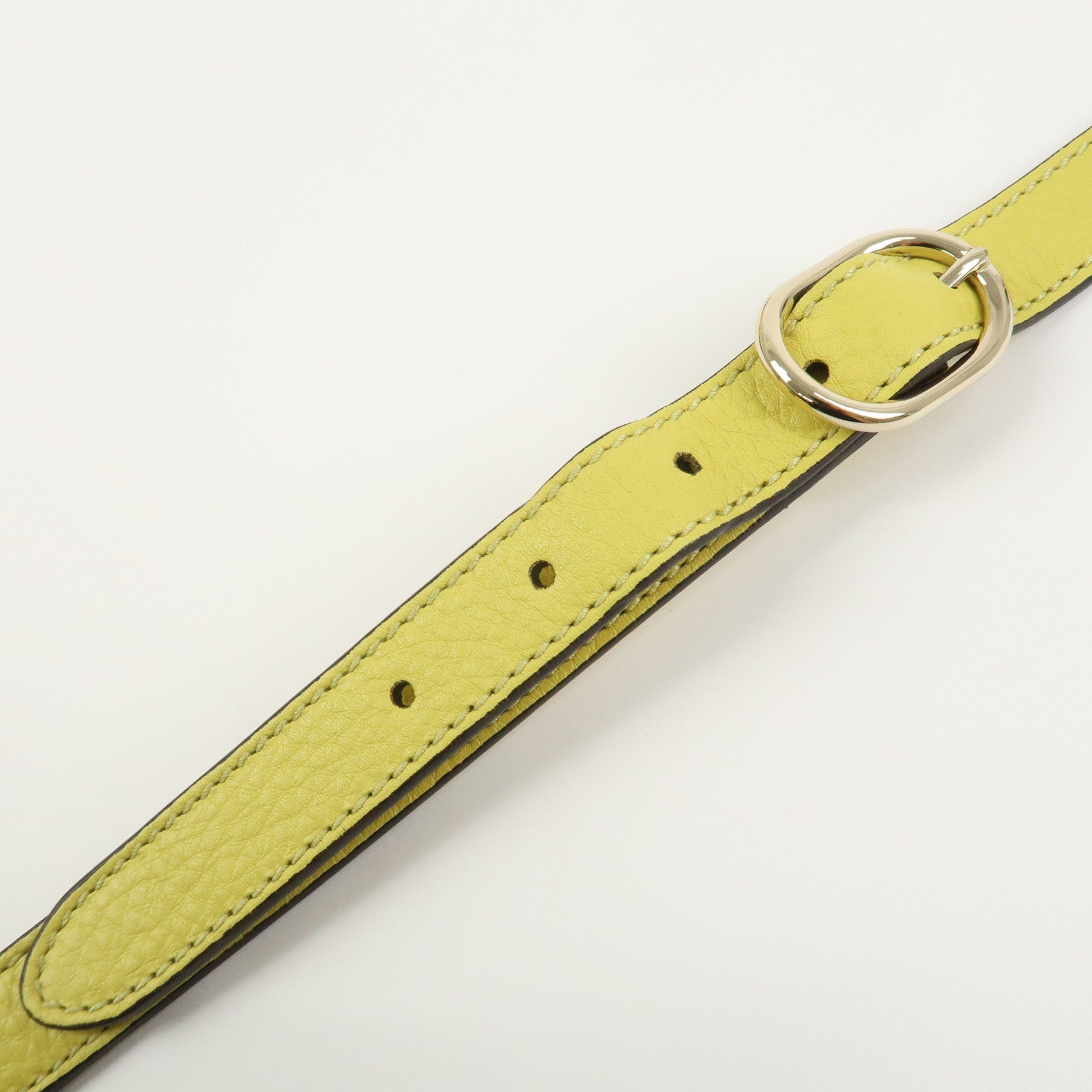 GUCCI Bamboo Shopper Large Tote Bag 2WAY Hand Bag Yellow 323658