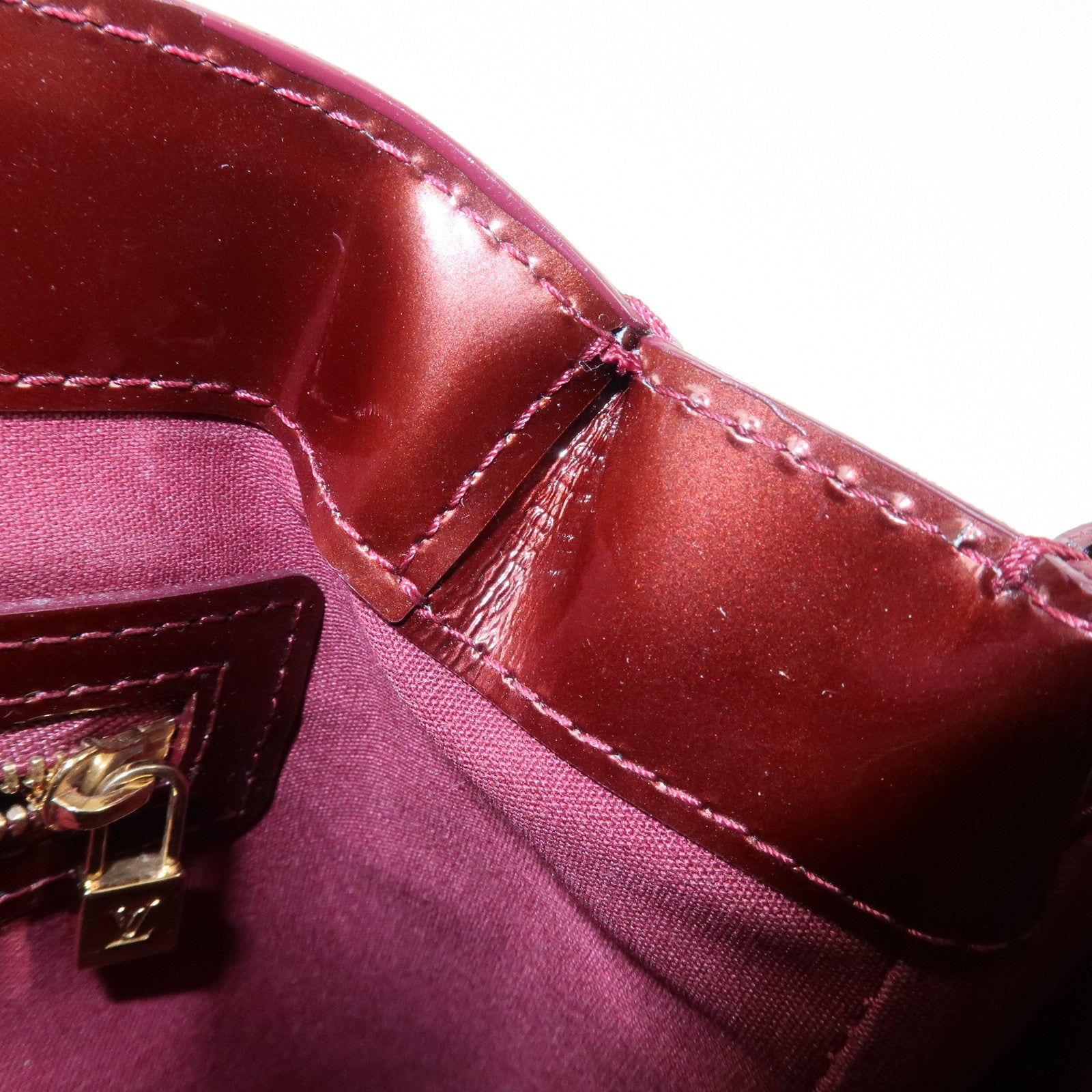 Louis Vuitton Monogram Vernis Wilshire PM Rouge Faurviste M91644