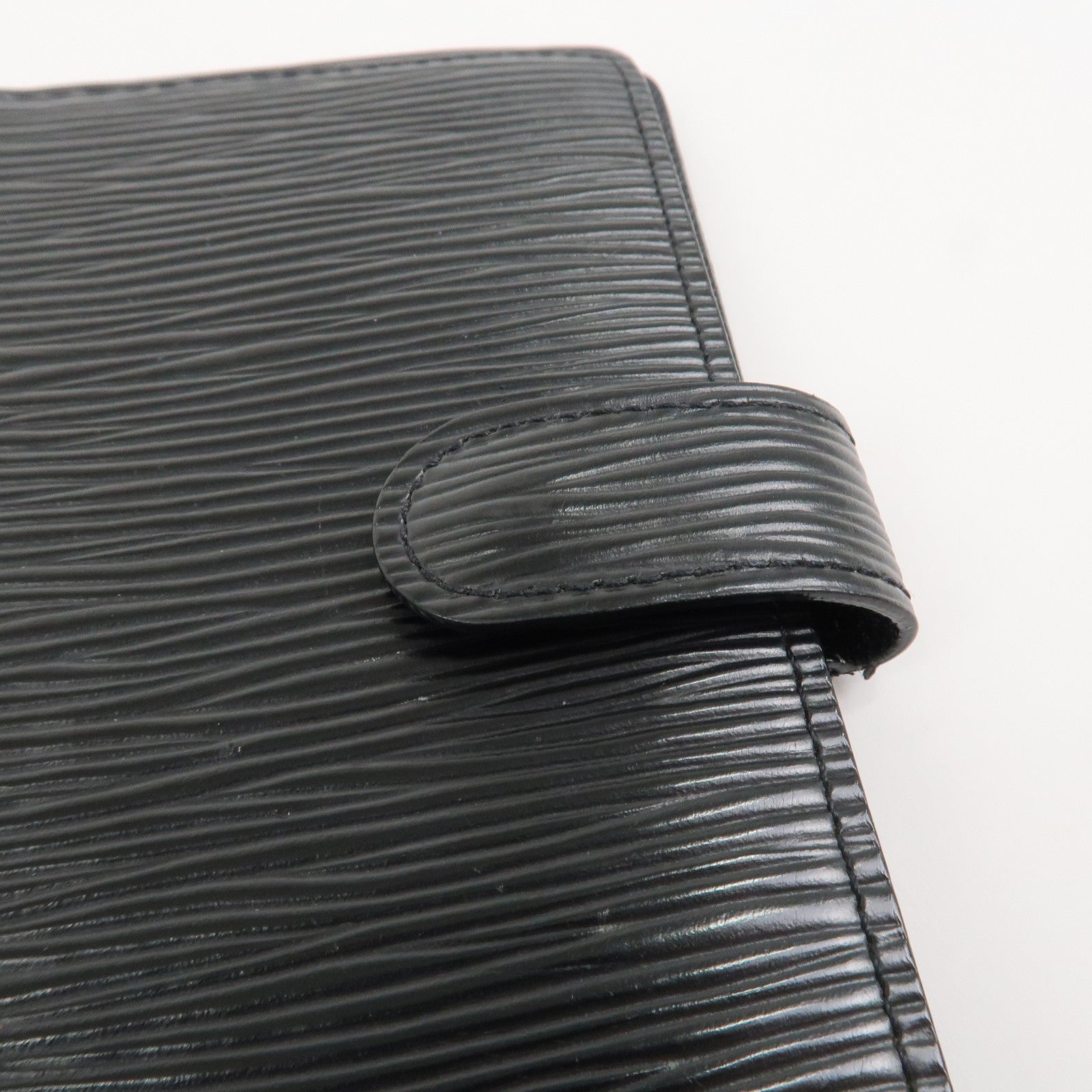 Louis Vuitton Epi Agenda PM Planner Cover Noir R20052