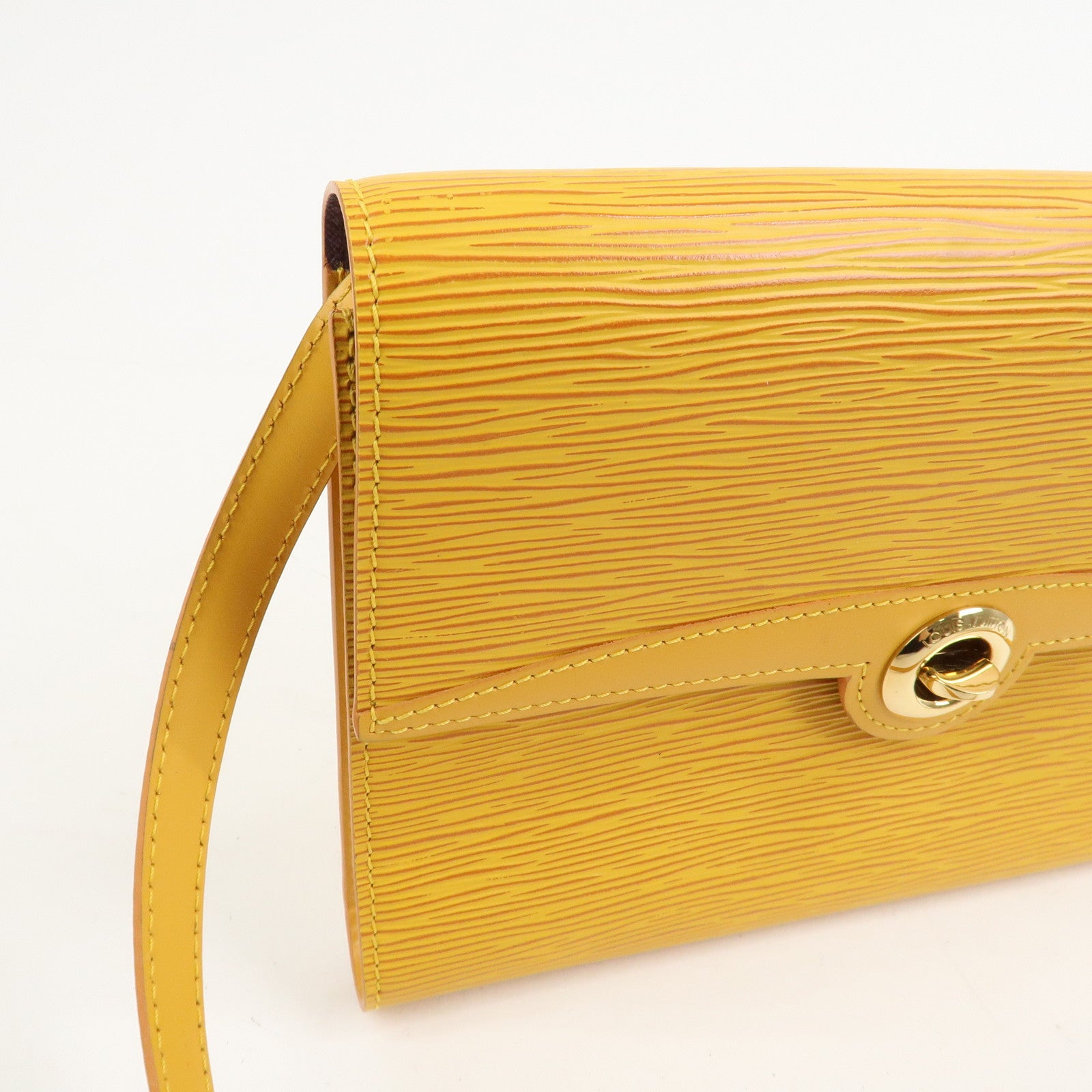 Louis Vuitton Epi Pochette Arche Shoulder Bag Tassili Yellow M52579