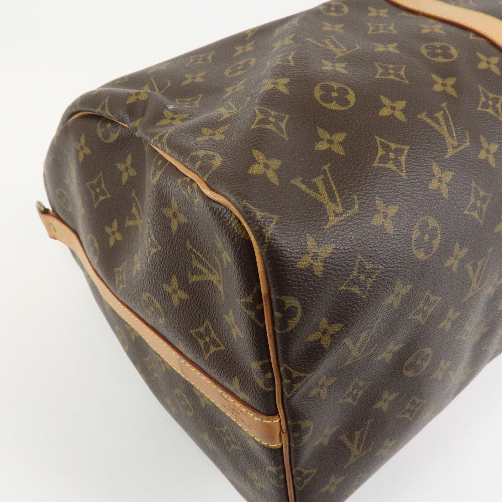 Louis Vuitton Monogram Keep All Bandouliere 55 Boston Bag M41414