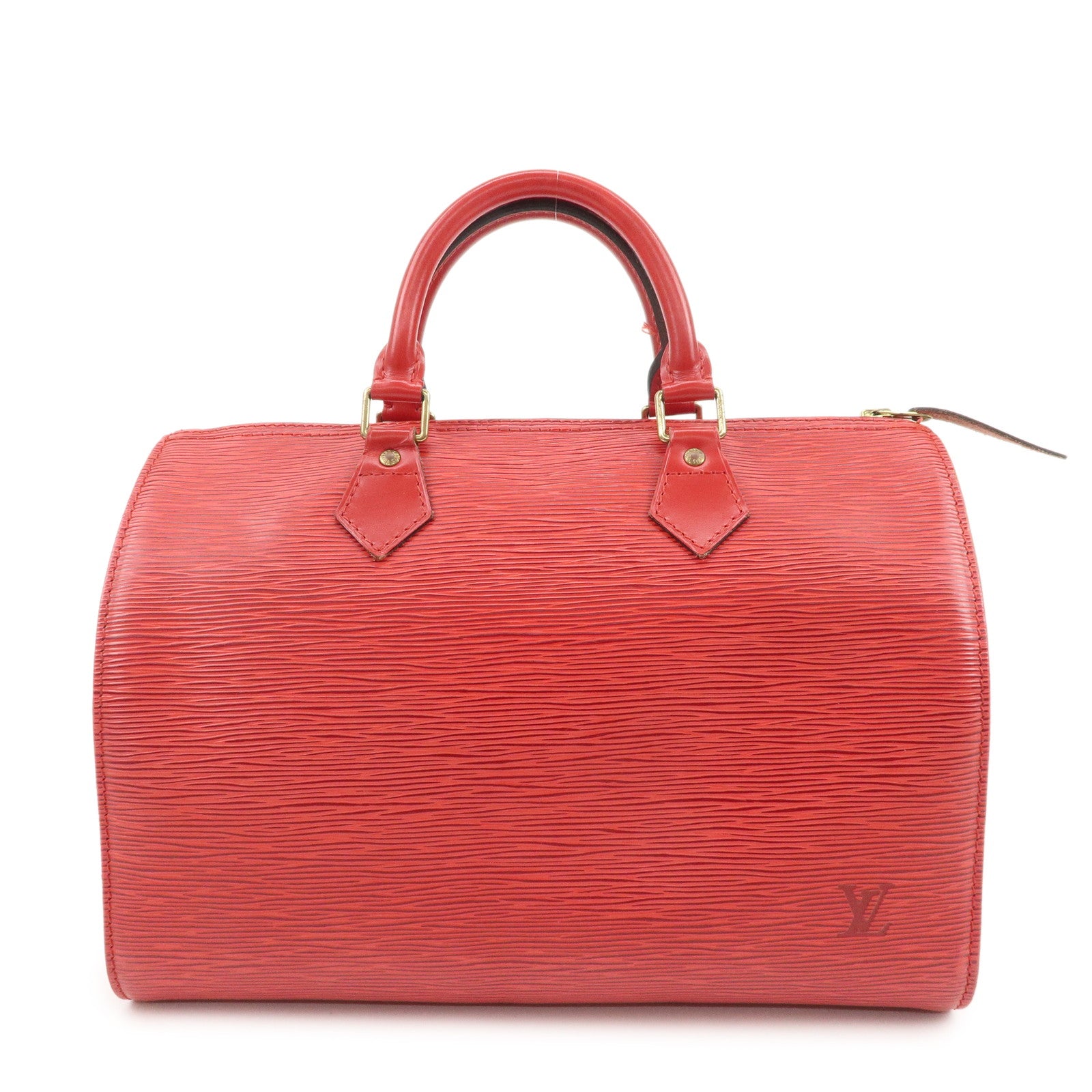 Louis Vuitton Epi Leather Speedy 30 Boston Bag Castilian Red M43007
