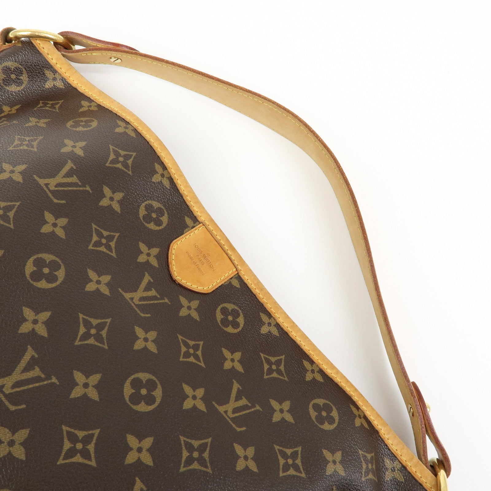 Louis Vuitton Monogram Delightful MM Shoulder Bag Brown M50156