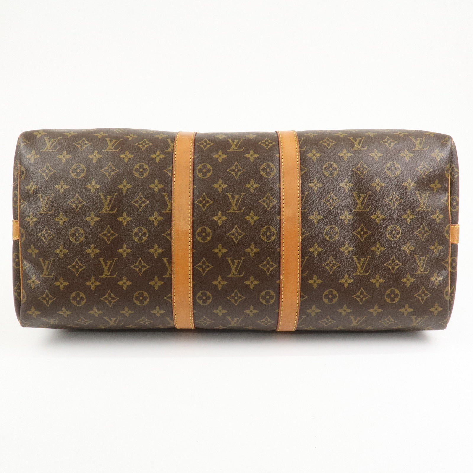 Louis Vuitton Monogram Keep All Bandouliere 55 Boston Bag M41414