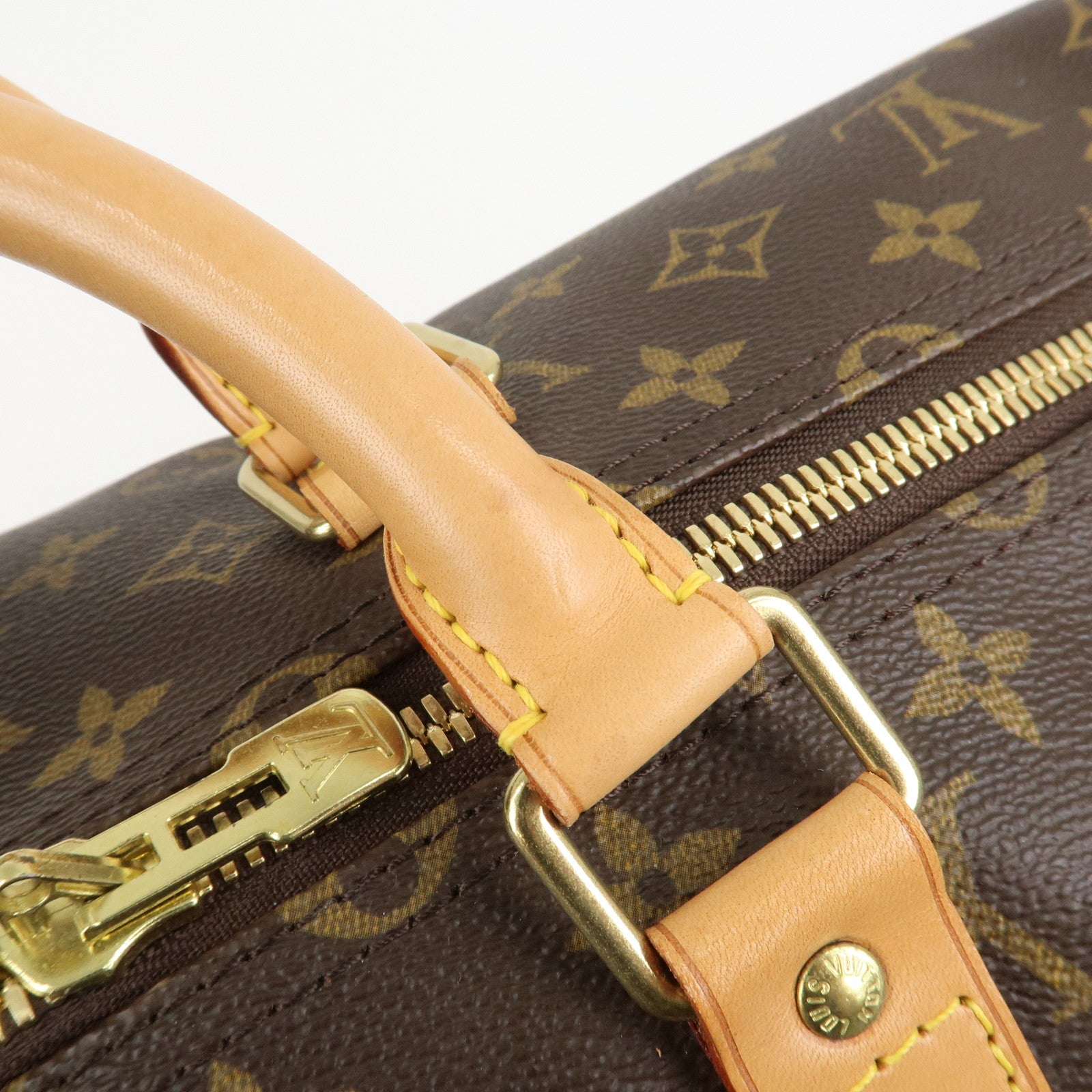 Louis Vuitton Monogram Keep All Bandouliere 55 Boston Bag M41424