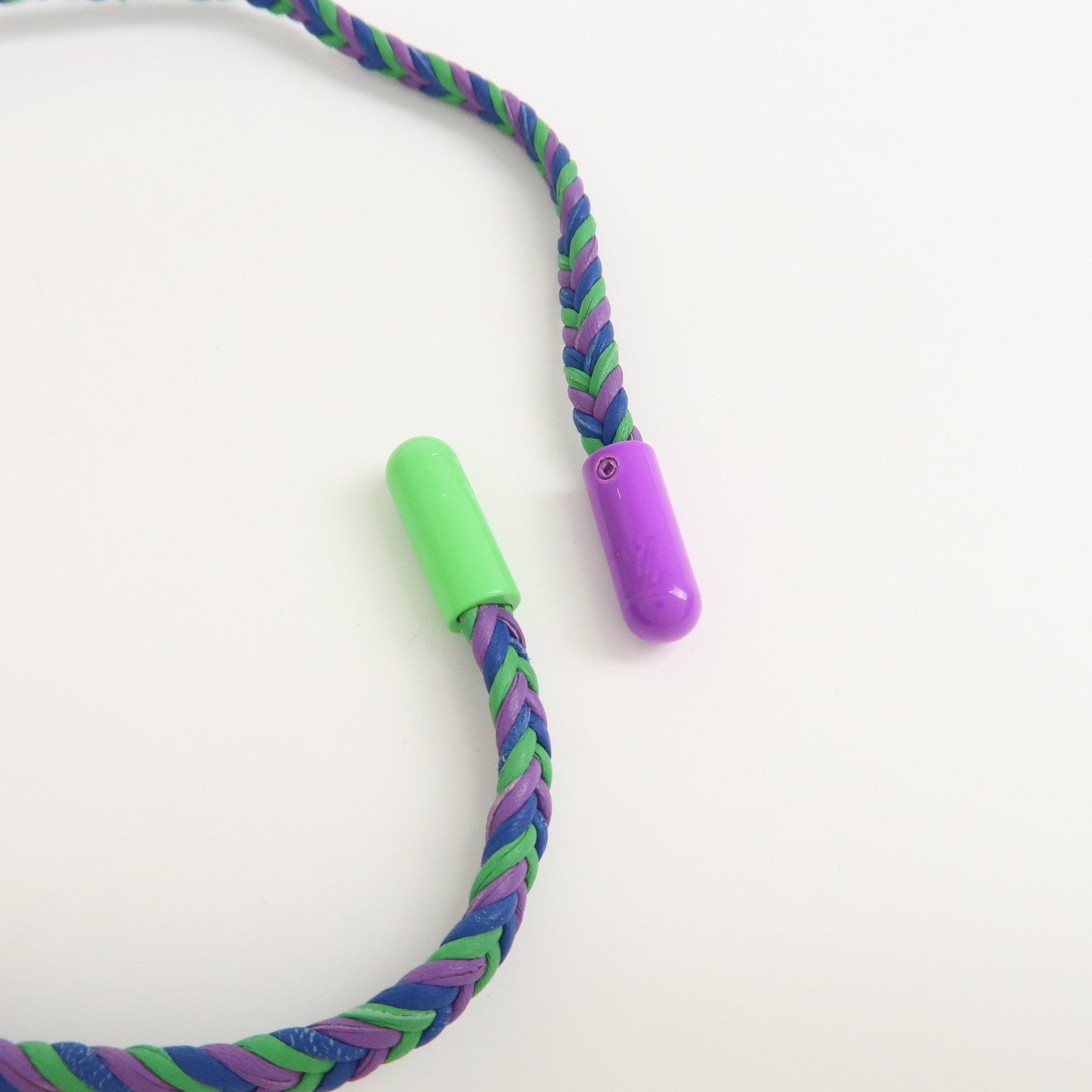 Louis Vuitton Leather Metal Bracelet Friendship Multicolor M0967