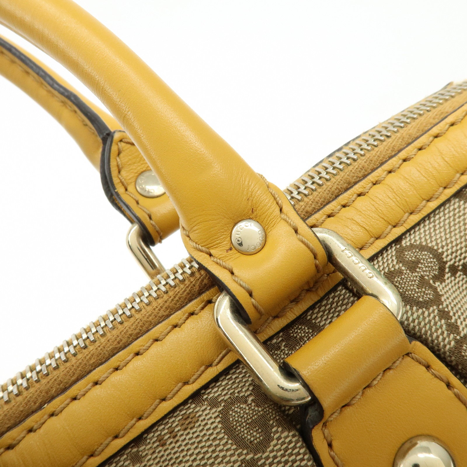 GUCCI Sukey Interlocking GG Canvas Leather 2Way Shoulder Bag 247902