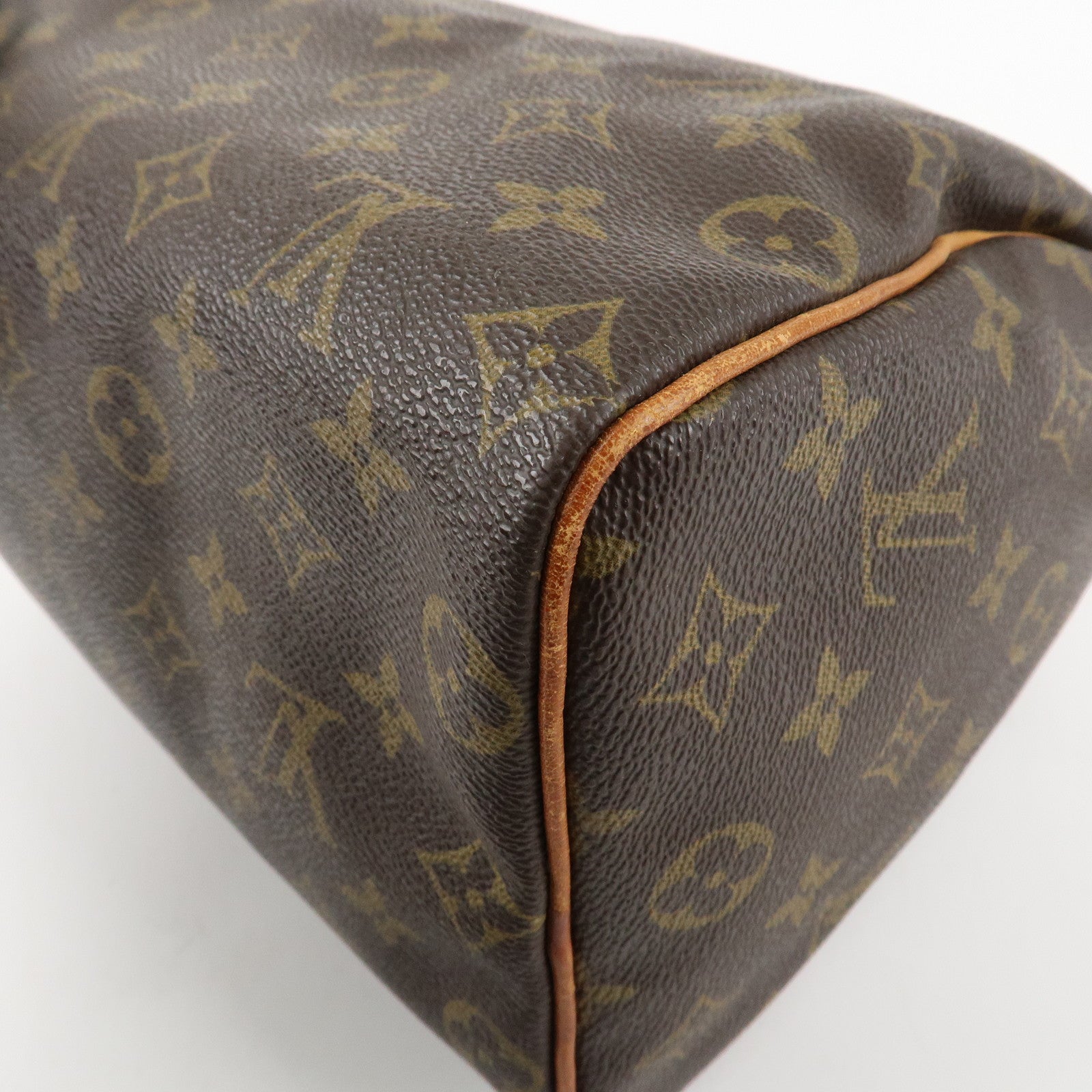 Louis Vuitton Monogram Speedy 25 Hand Bag Boston Bag M41528 Used
