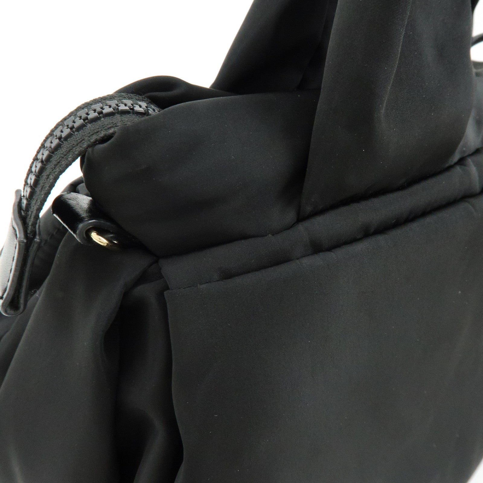 Chloe See by Chloe Nylon 2Way Bag Shoulder Bag Hand Bag Black