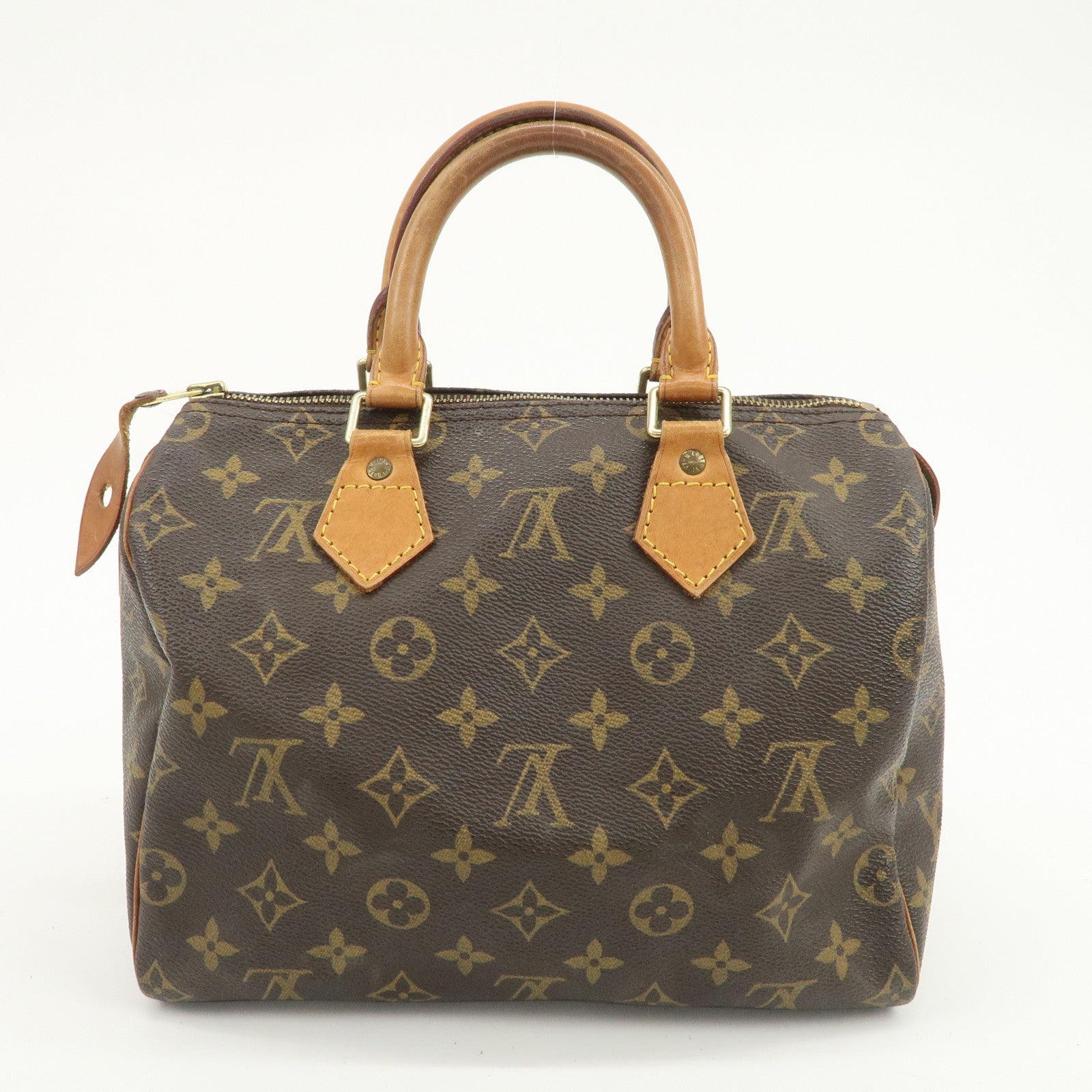 Louis Vuitton Monogram Speedy 25 Boston Bag Hand Bag Brown M41528