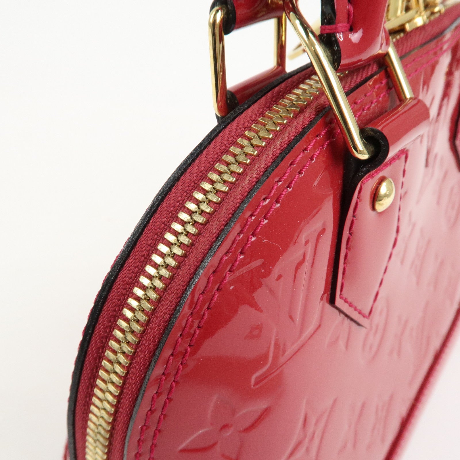 Louis Vuitton Monogram Vernis Alma BB 2Way Bag Hand Bag M91771