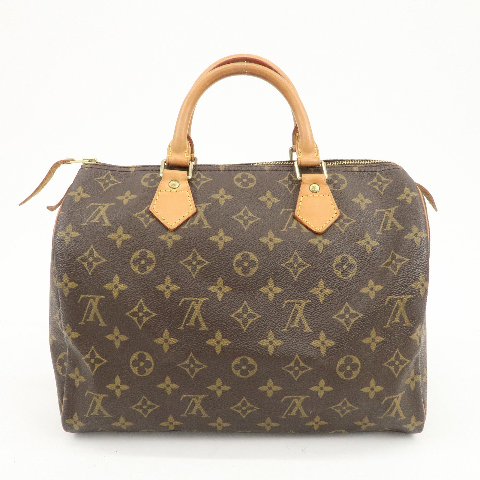 Louis Vuitton Monogram Speedy 30 Boston Bag Hand Bag Brown M41526
