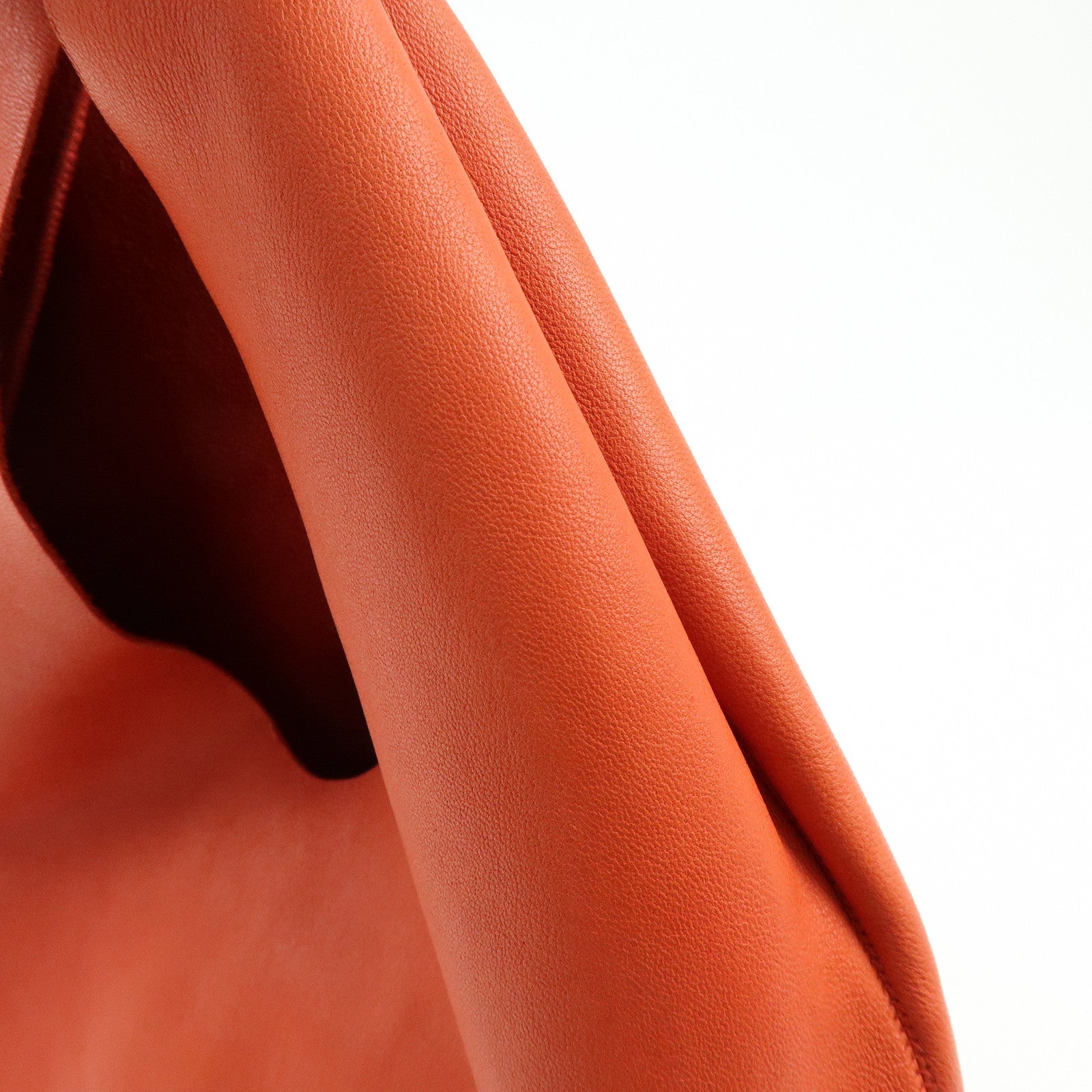 THE ROW Small Bindle Cowhide Leather Hand Bag Orange W1682L628