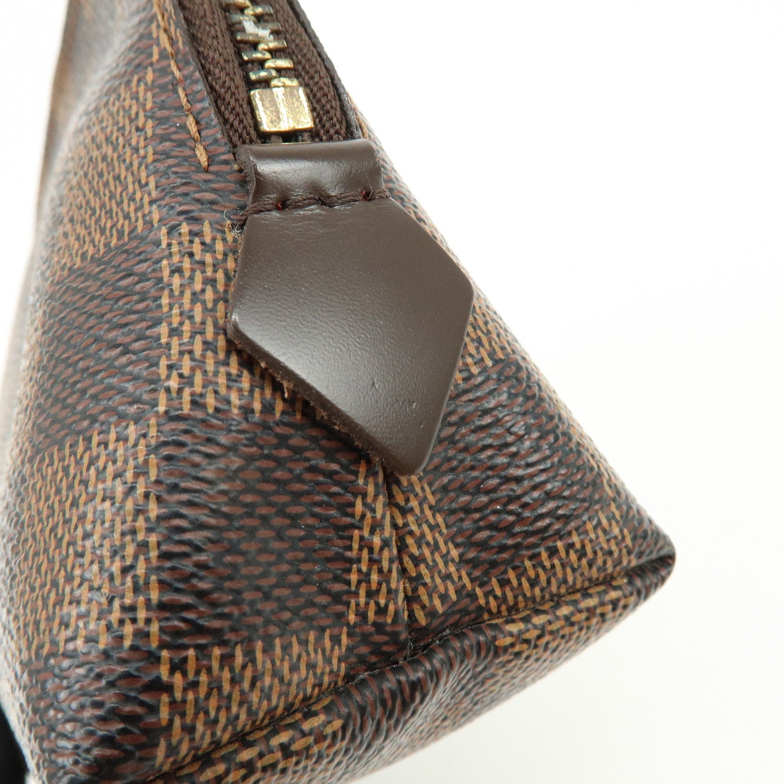 Louis Vuitton Damier Pochette Cosmetic PM Pouch Brown N47516