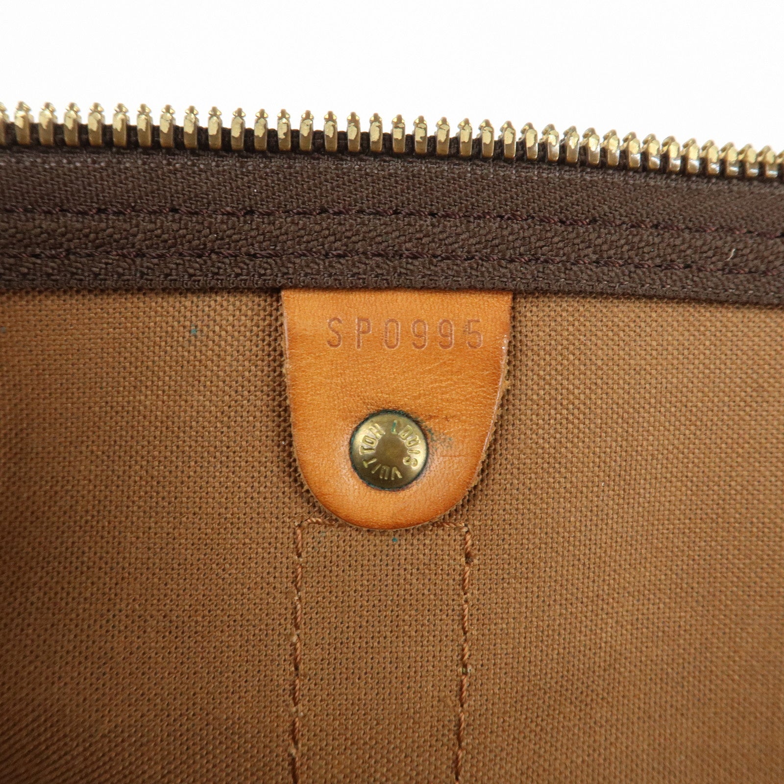 Louis Vuitton Monogram Keep All 50 Bag Boston Bag Brown M41426 Used