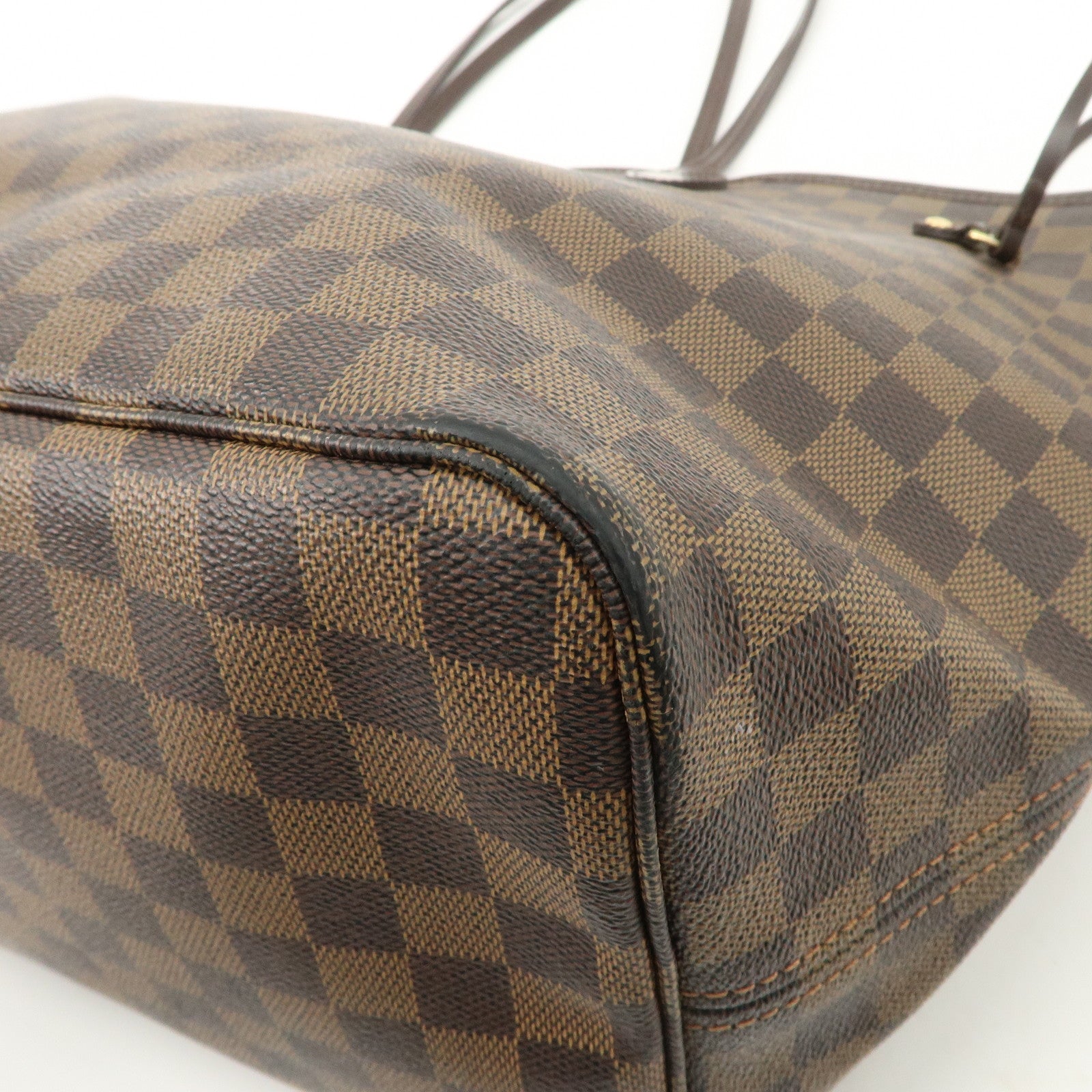Louis Vuitton Damier Ebene Neverfull GM Tote Bag Shoulder Bag Brown N51106