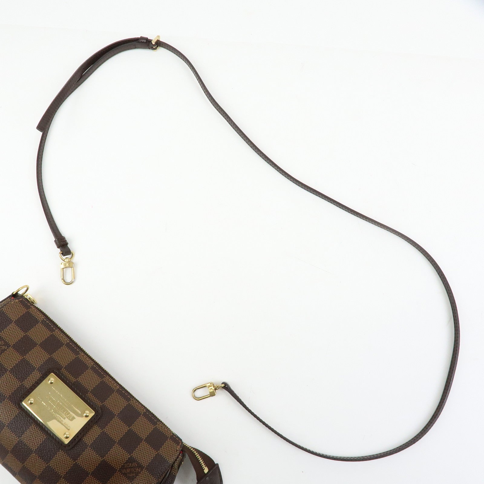 Louis Vuitton Damier Eva 2Way Hand Shoulder Bag Damier Ebene N55213