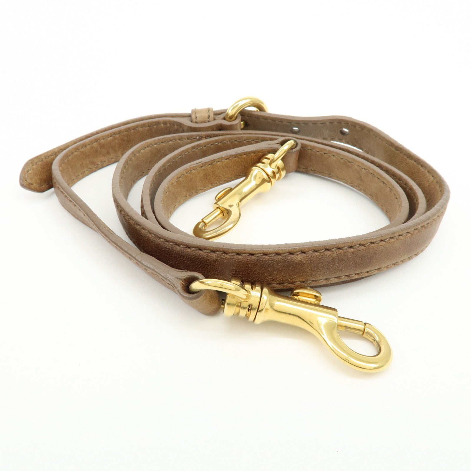 MIU MIU Matelasse Leather 2Way Bag Hand Bag Shoulder Bag Brown