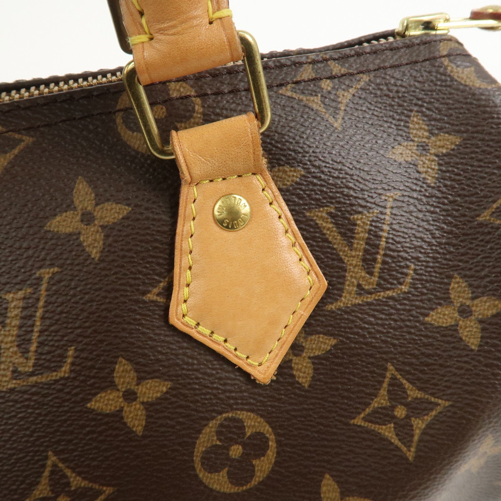 Louis Vuitton Monogram Speedy 25 Boston Bag Hand Bag Brown M41528
