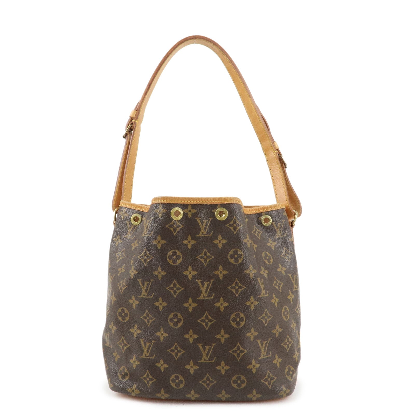 Louis Vuitton Monogram Petit Noe Shoulder Bag Brown M42226 Used