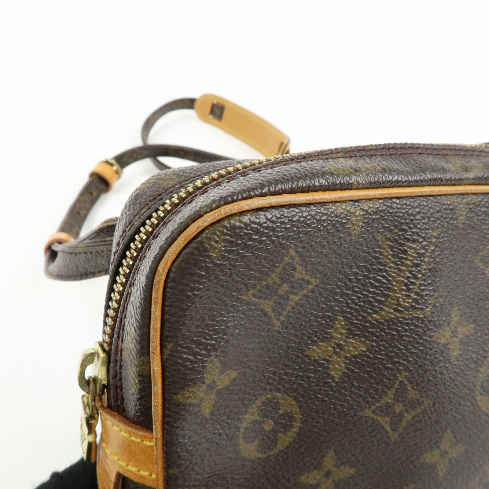 Louis Vuitton Monogram Pochette Marly Bandouliere Bag Brown M51828