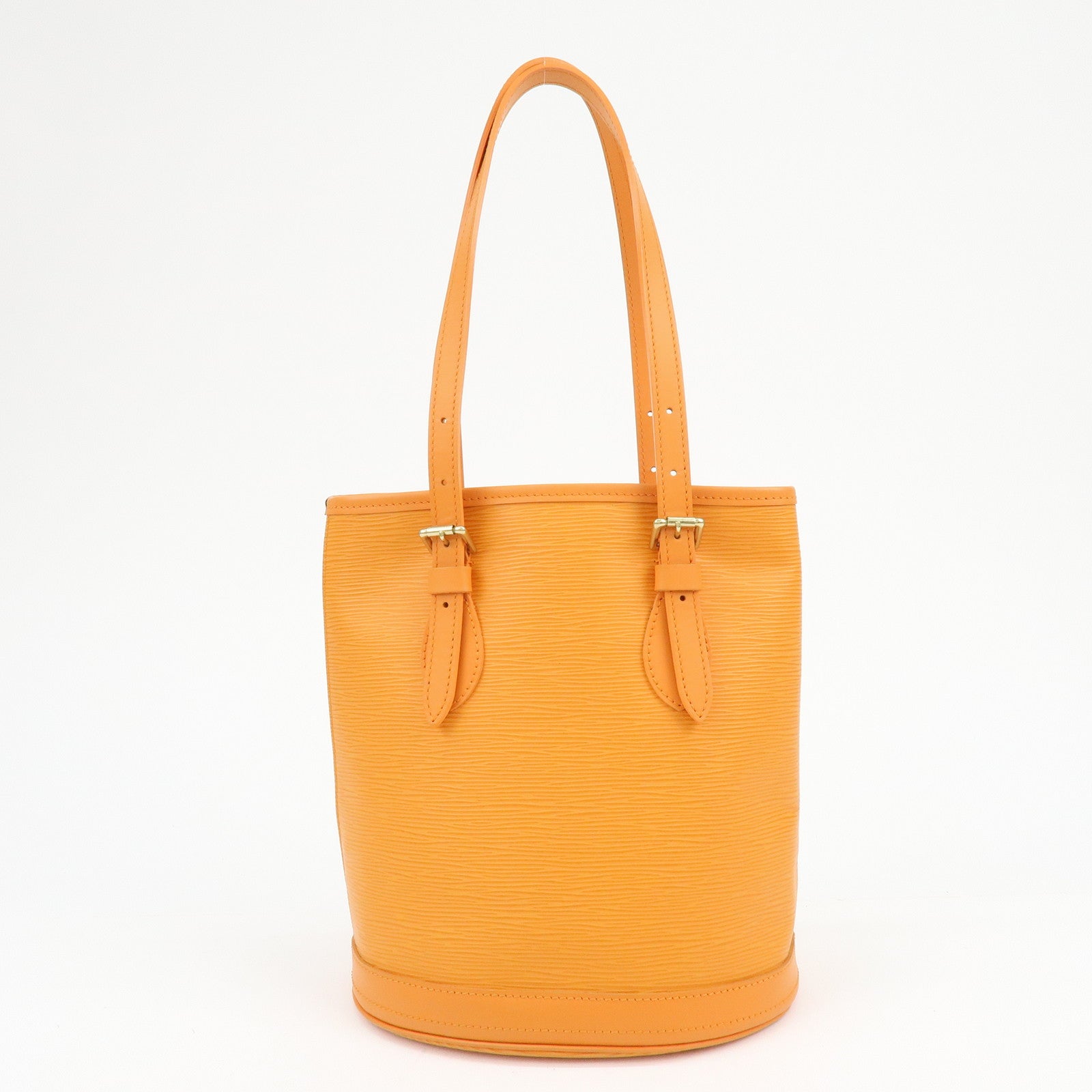 Louis Vuitton Epi Bucket PM Shoulder Bag Tote Bag Mandarin M5899H