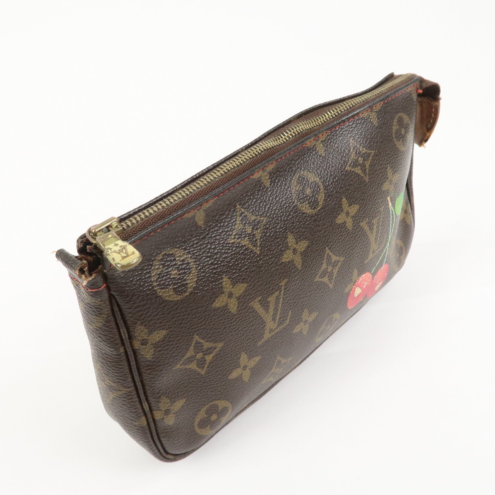 Louis Vuitton Monogram Cherry Pochette Accessoires Pouch M95008
