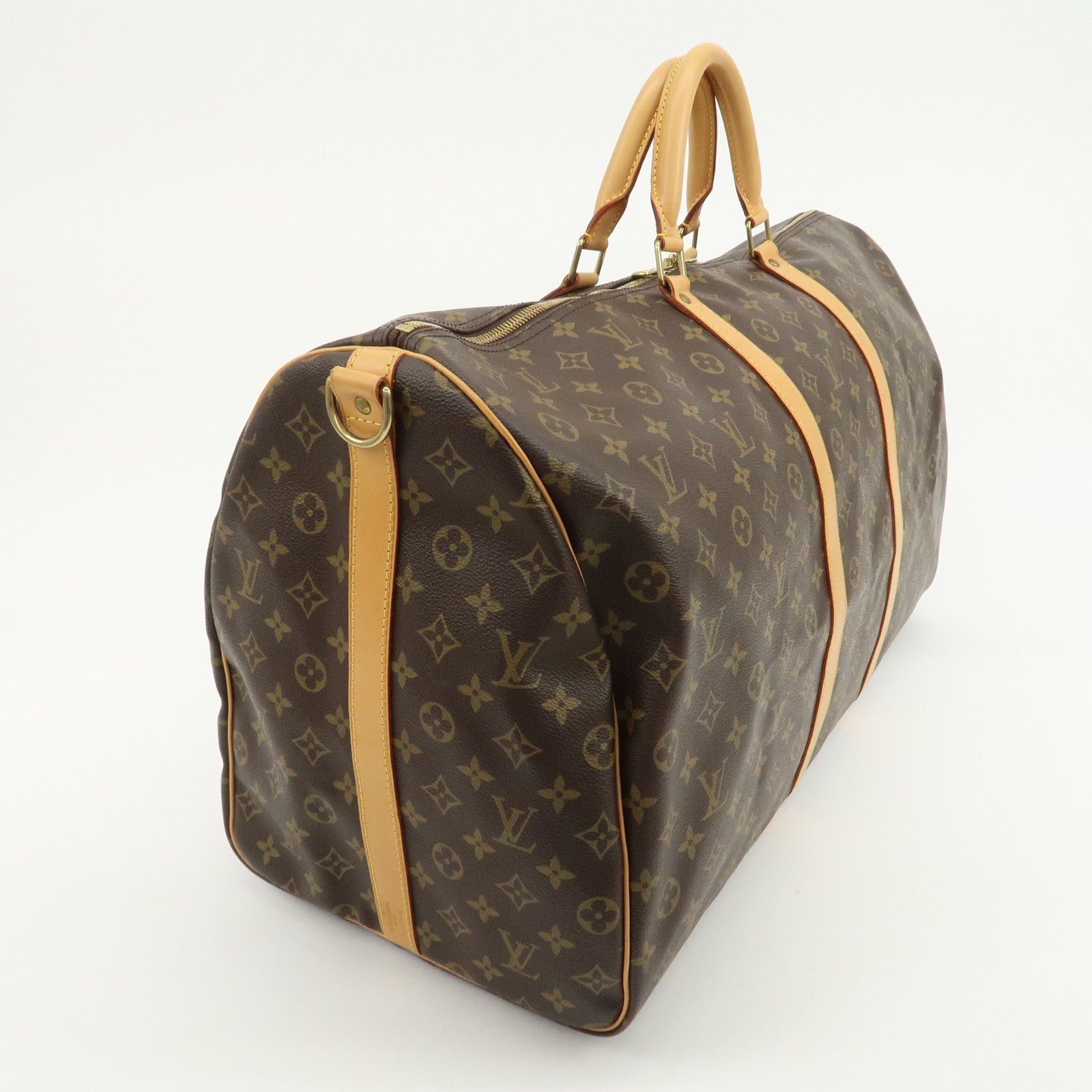Louis Vuitton Monogram Keep All Bandouliere 60 Boston Bag M41412