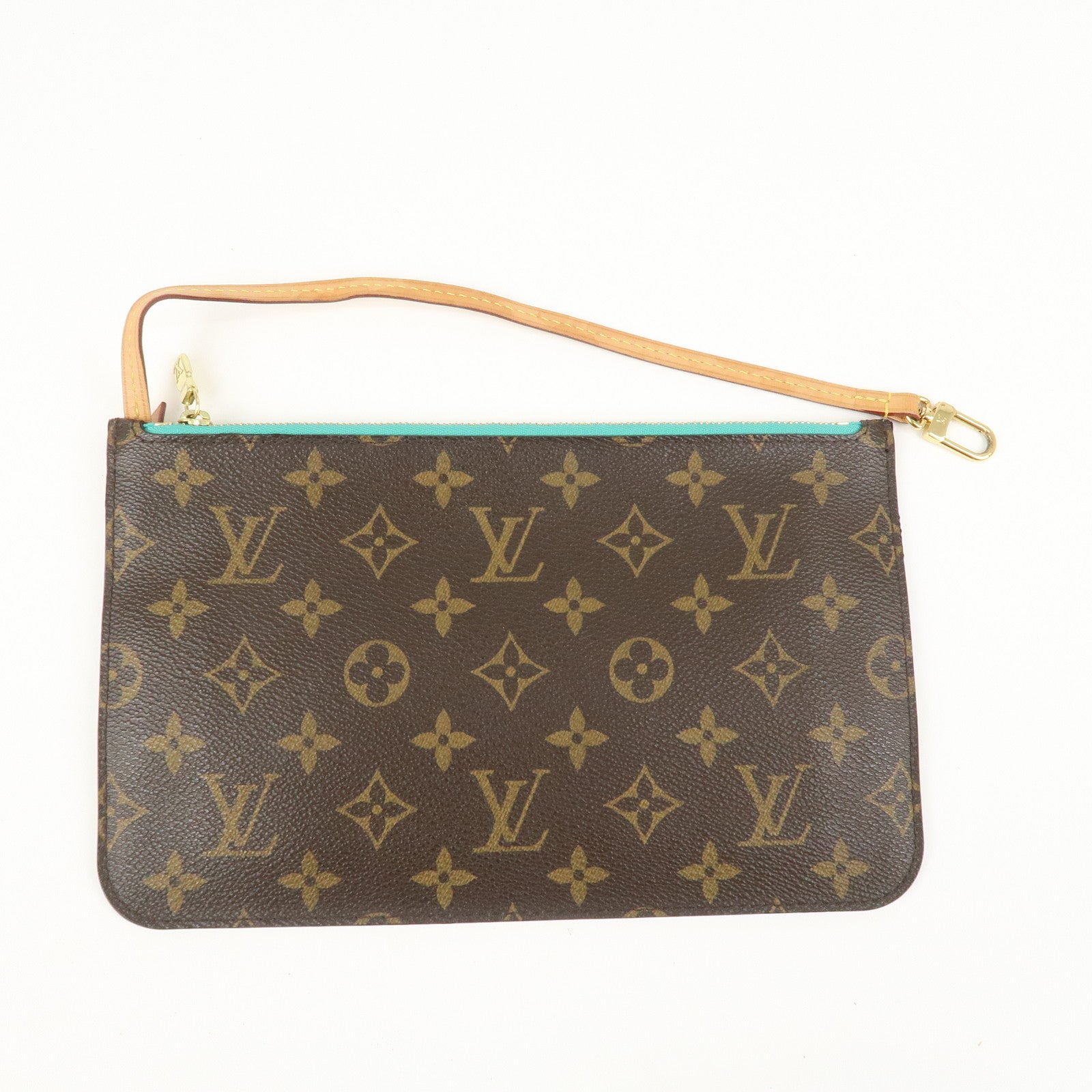 Louis Vuitton Monogram V Neverfull MM Tote Bag Turquoise M41601