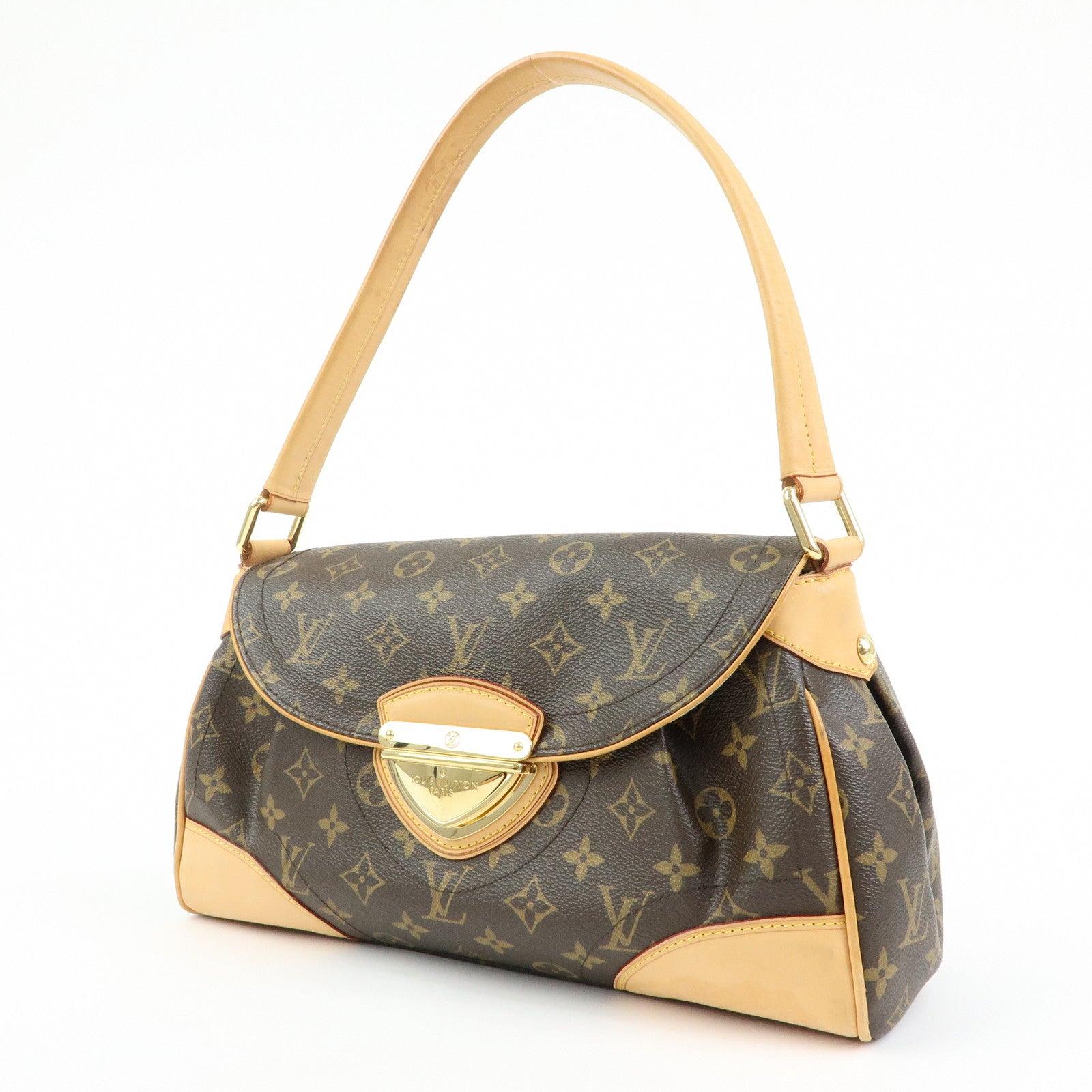 Louis Vuitton Monogram Beverly MM Shoulder Hand Bag Brown M40121