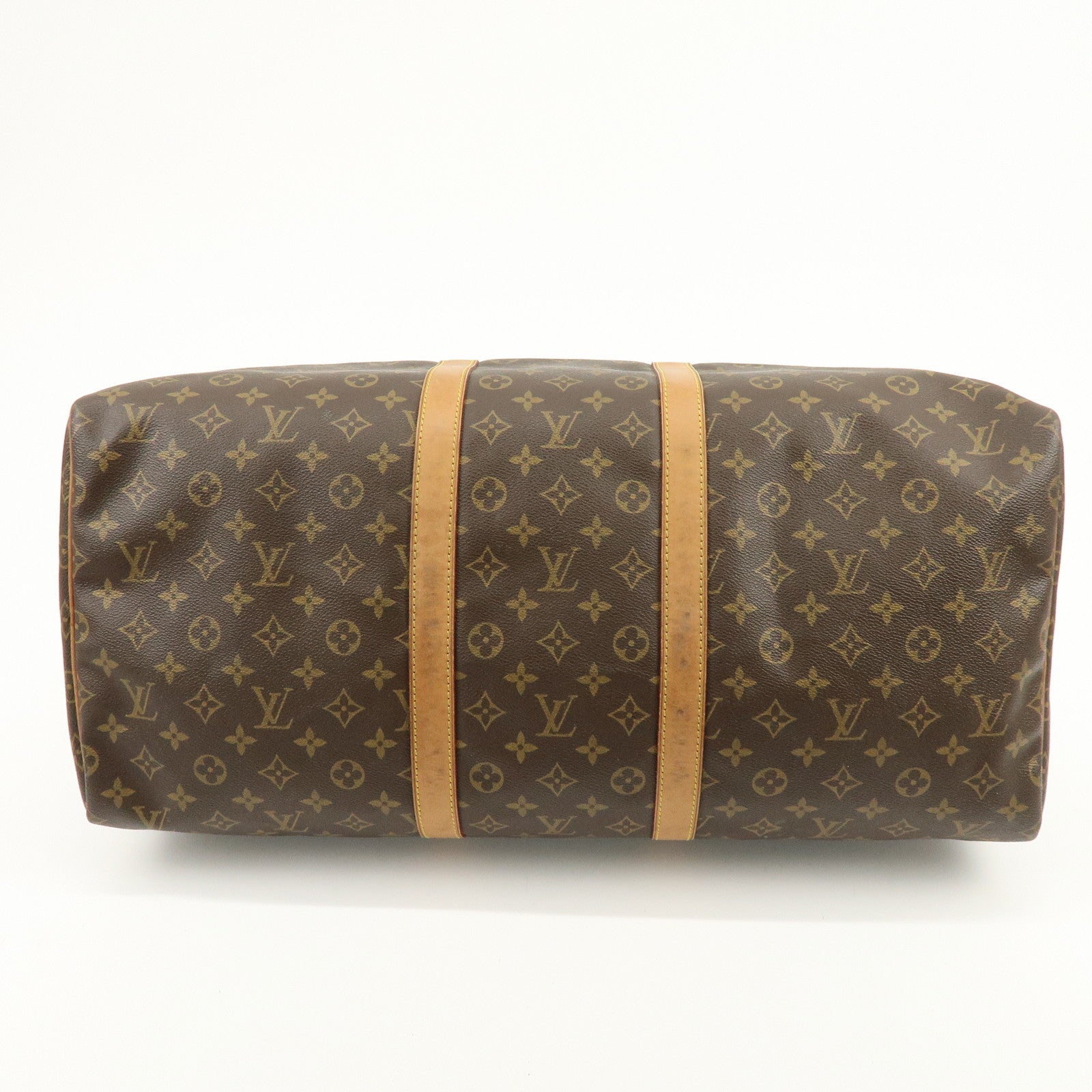 Louis Vuitton Monogram Keep All 55 Boston Bag Brown M41424