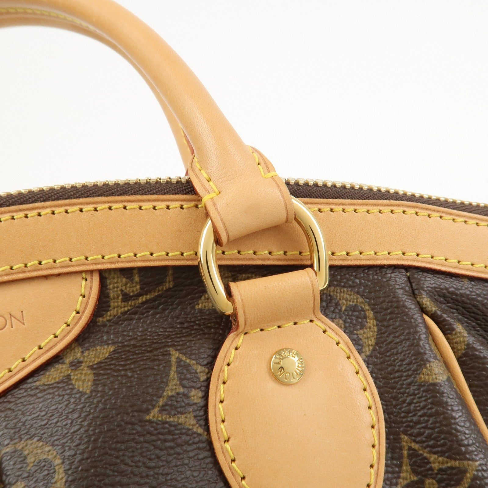 Louis Vuitton Monogram Tivoli PM Hand Bag Shoulder Bag Brown M40143