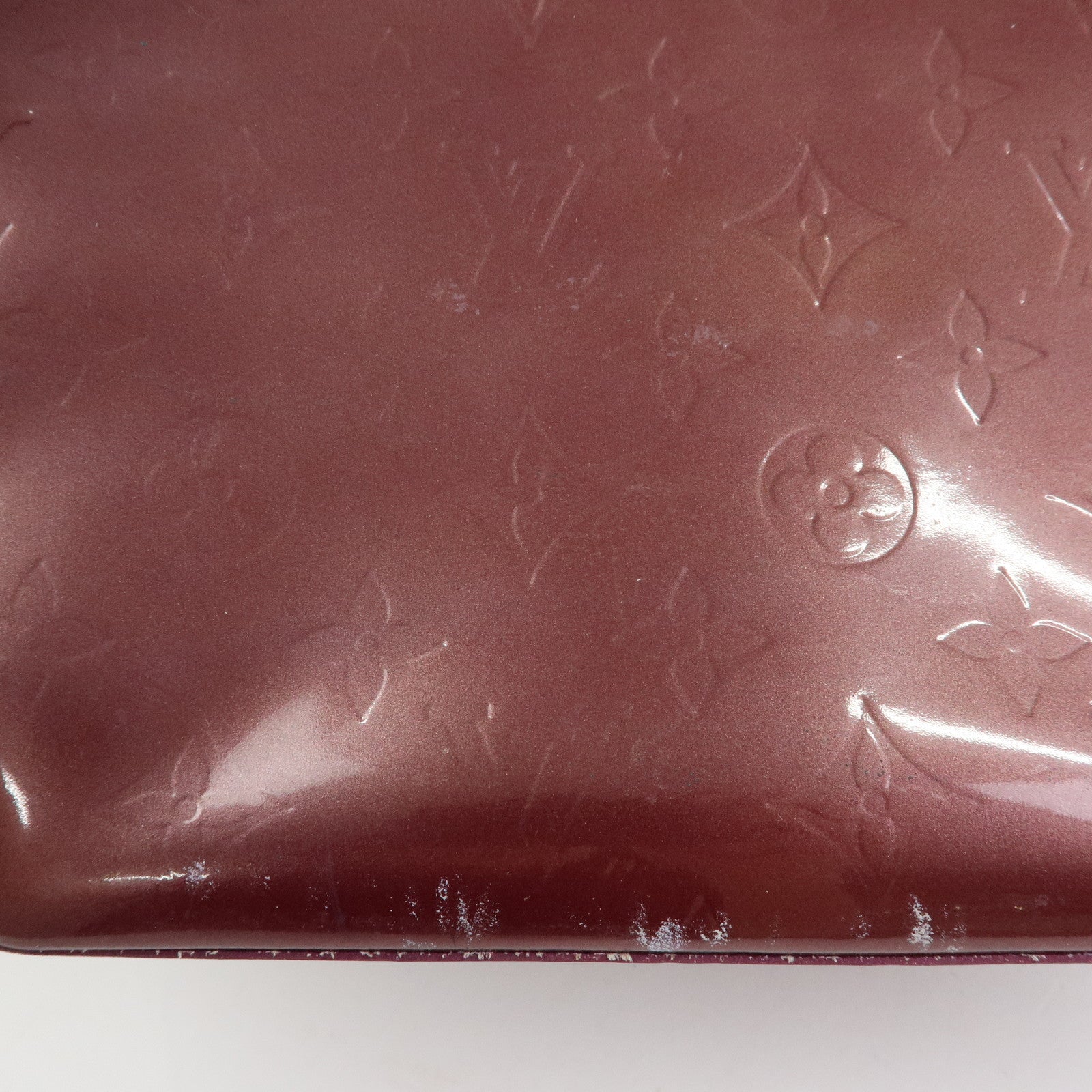 Louis Vuitton Monogram Vernis Bellevue PM Hand Bag Violet M93584