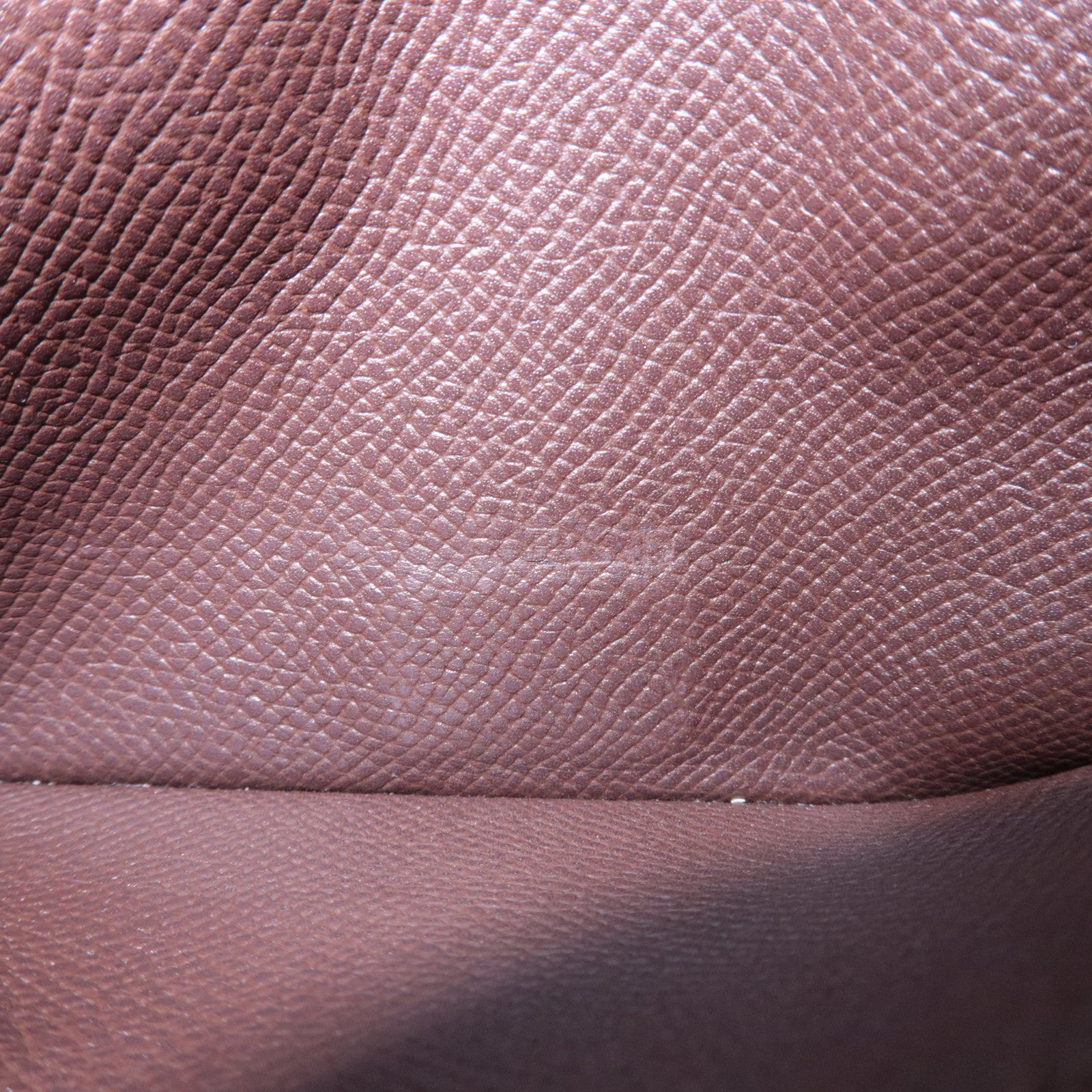 HERMES Veau Epsom Leather Bテゥarn Soufflet Long Wallet Chocolat