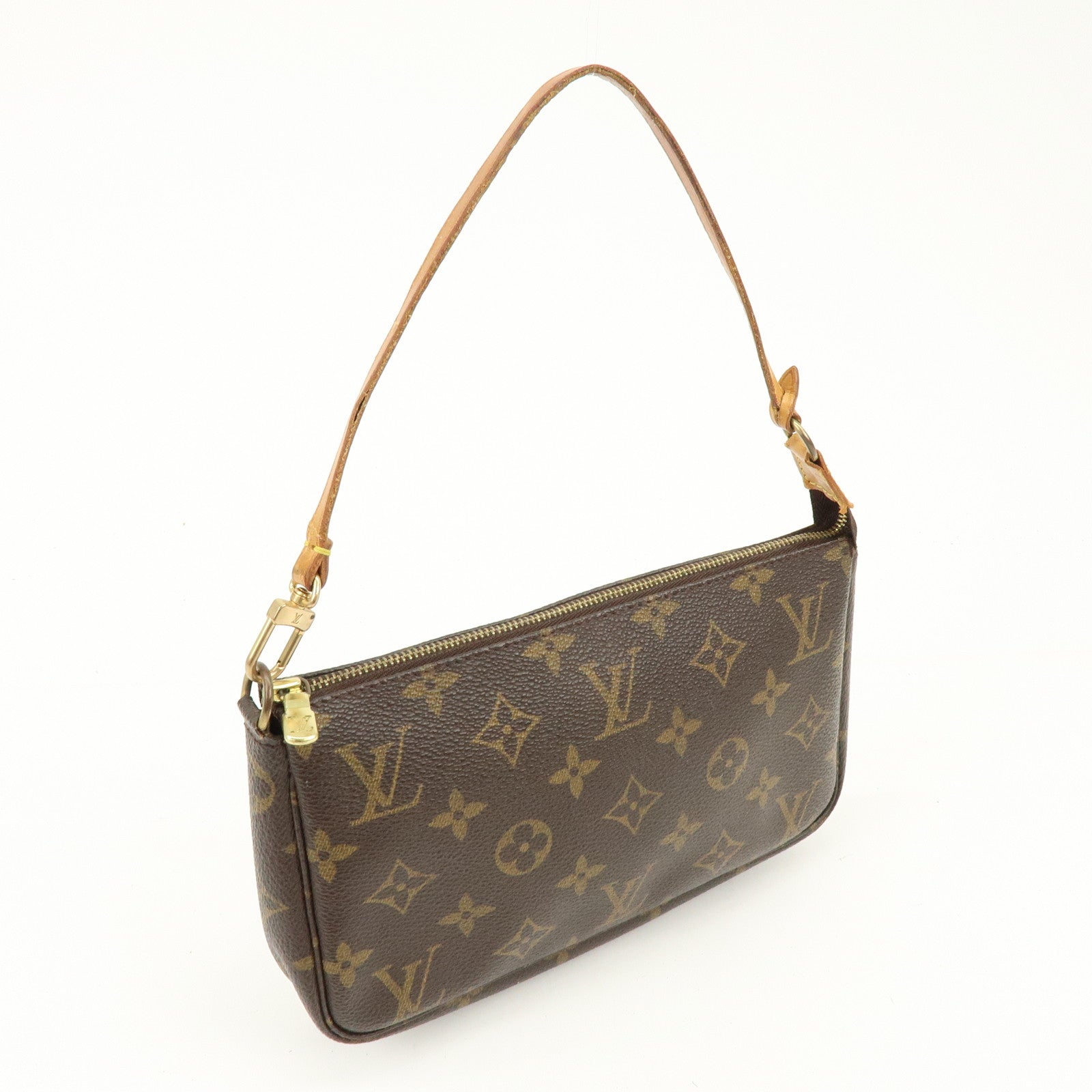 Louis Vuitton Monogram Pochette Accessoires Pouch Hand Bag M51980