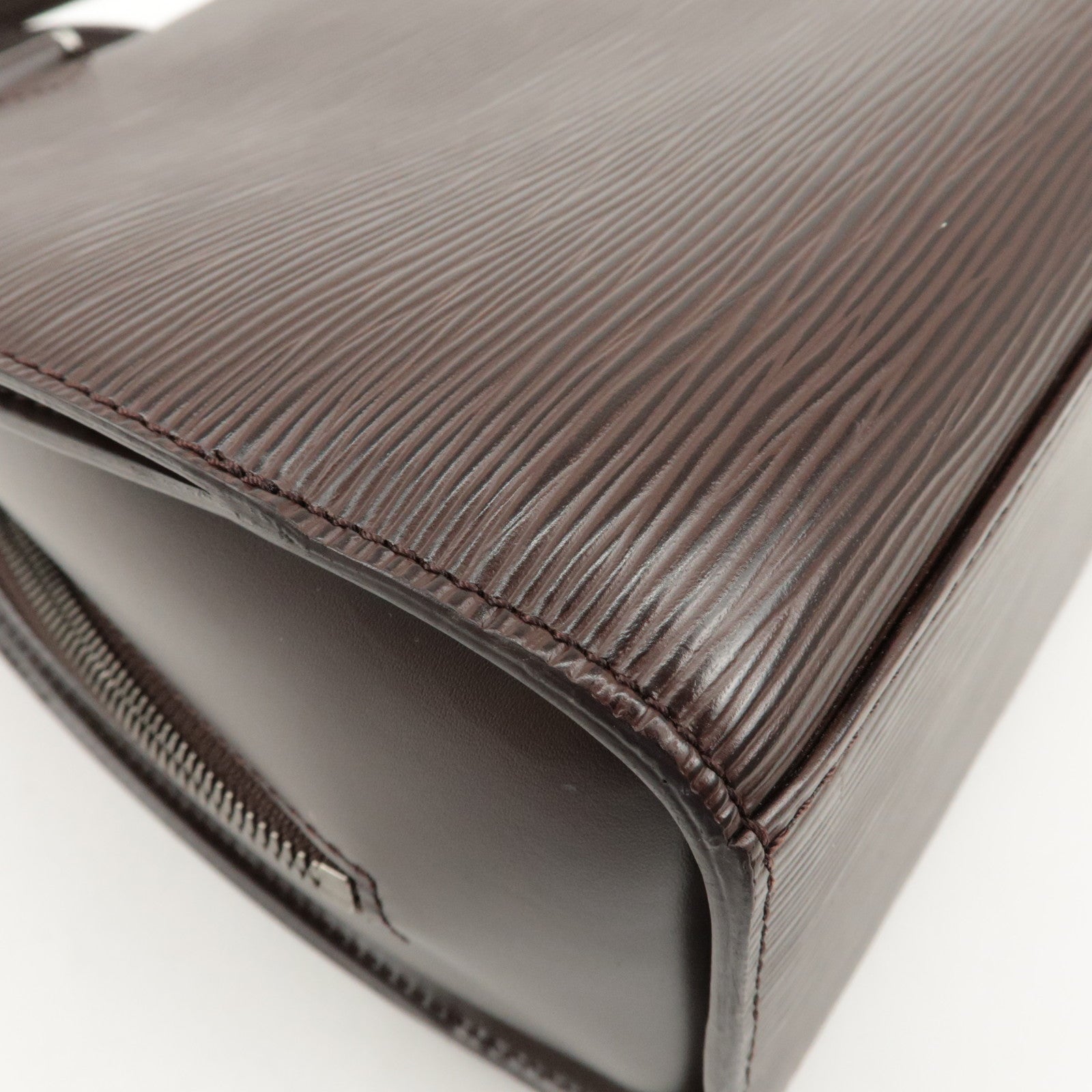 Louis Vuitton Epi Leather Pont Neuf Hand Bag Mocha Brown M5205D Used