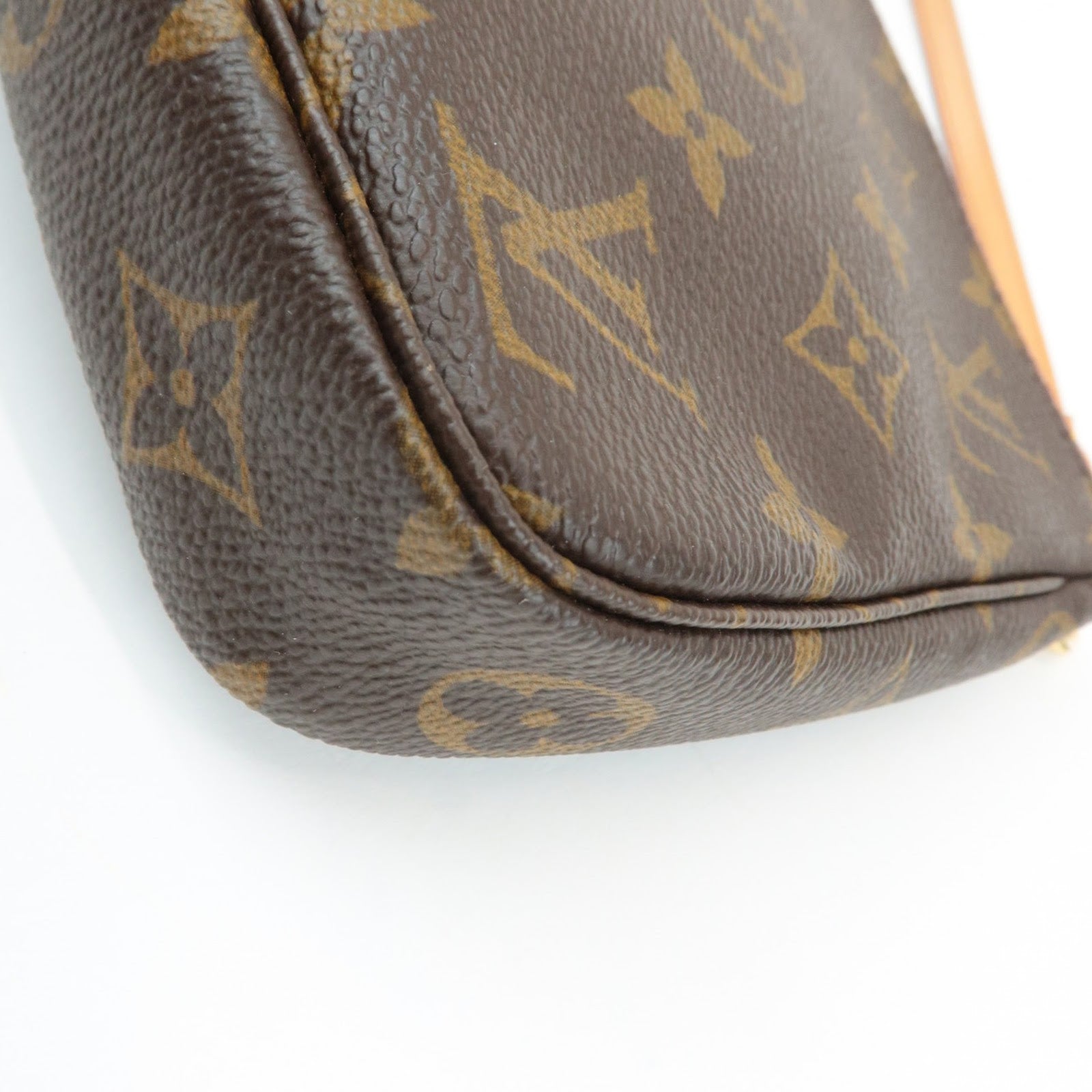 Louis Vuitton Monogram Pochette Accessoires Hand Bag Brown M51980