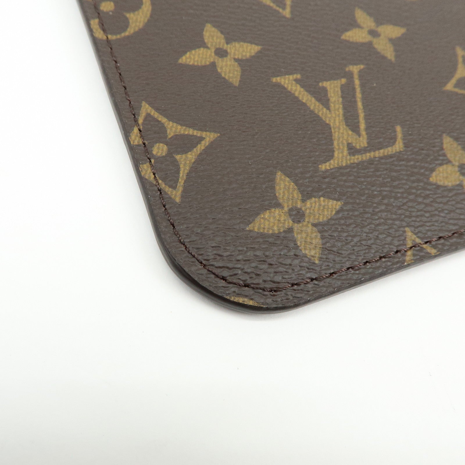 Louis Vuitton Monogram Canvas Leather Pouch for Neverfull MM M41177