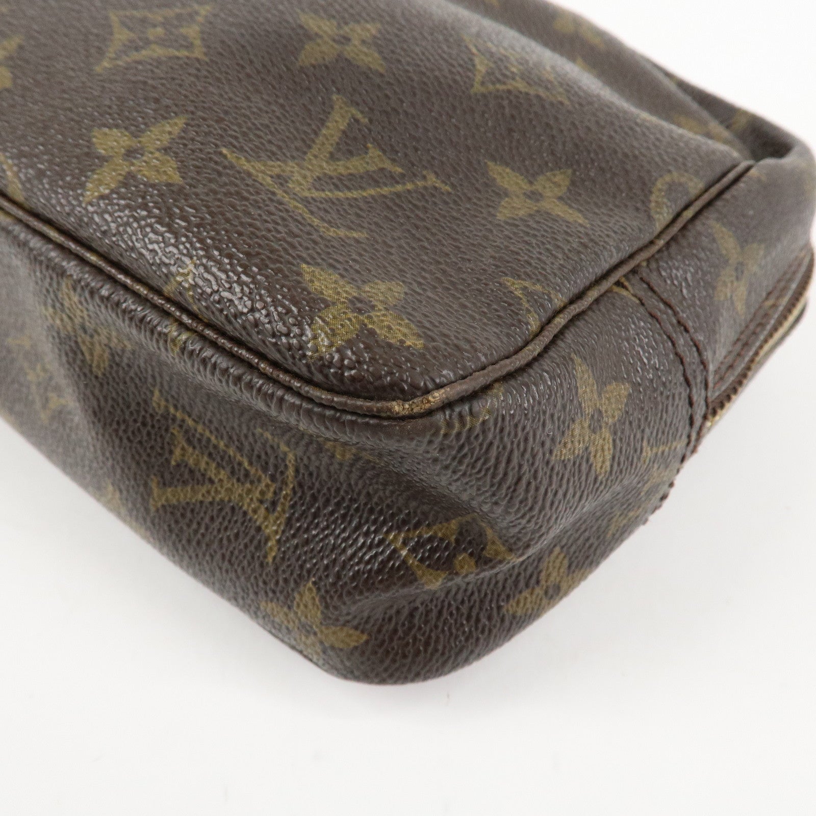 Louis Vuitton Monogram Trousse Toilette 23 Pouch Brown M47524 Used