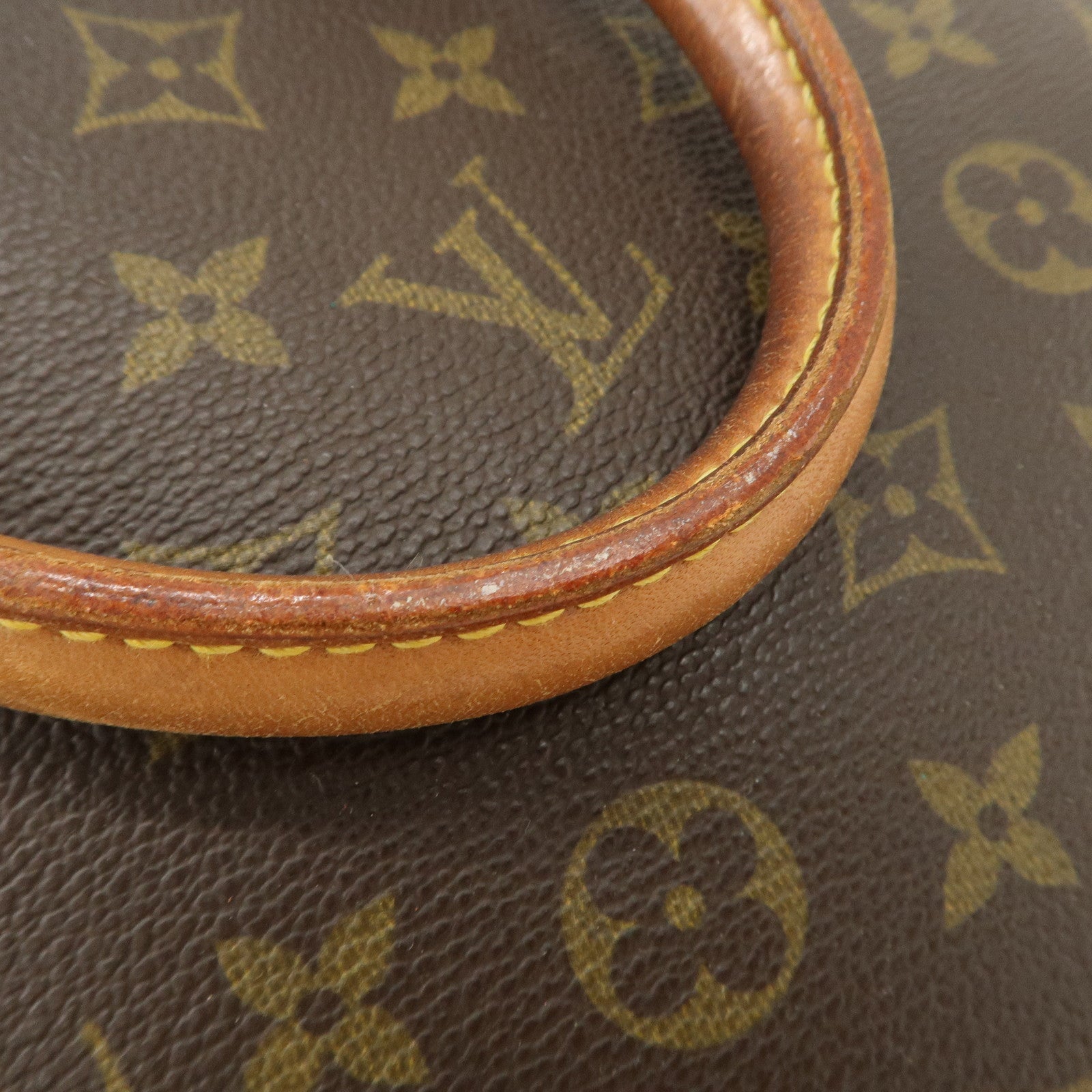 Louis Vuitton Monogram Alma Hand Bag Brown M51130 Used