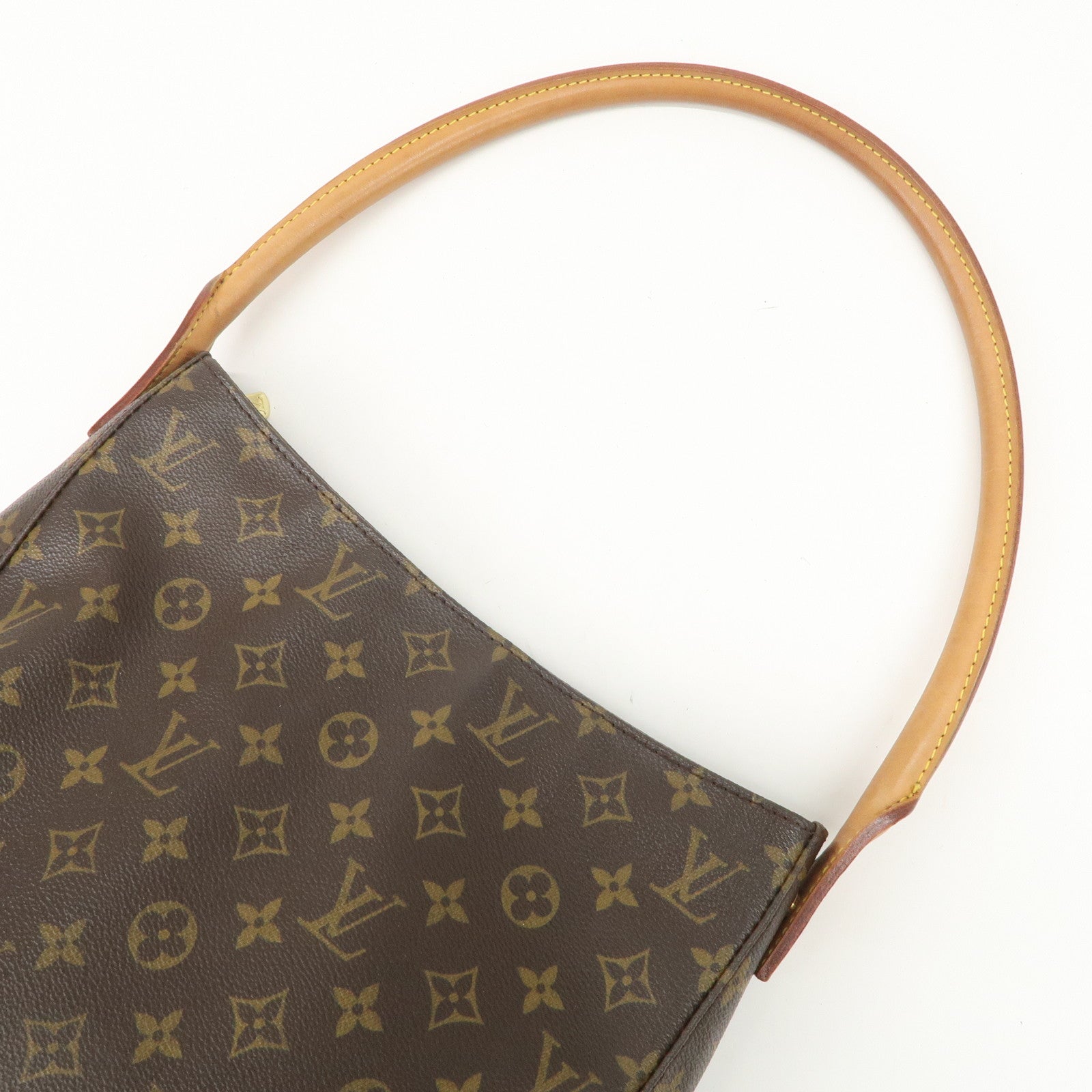 Louis Vuitton Monogram Looping GM Shoulder Bag Brown M51145