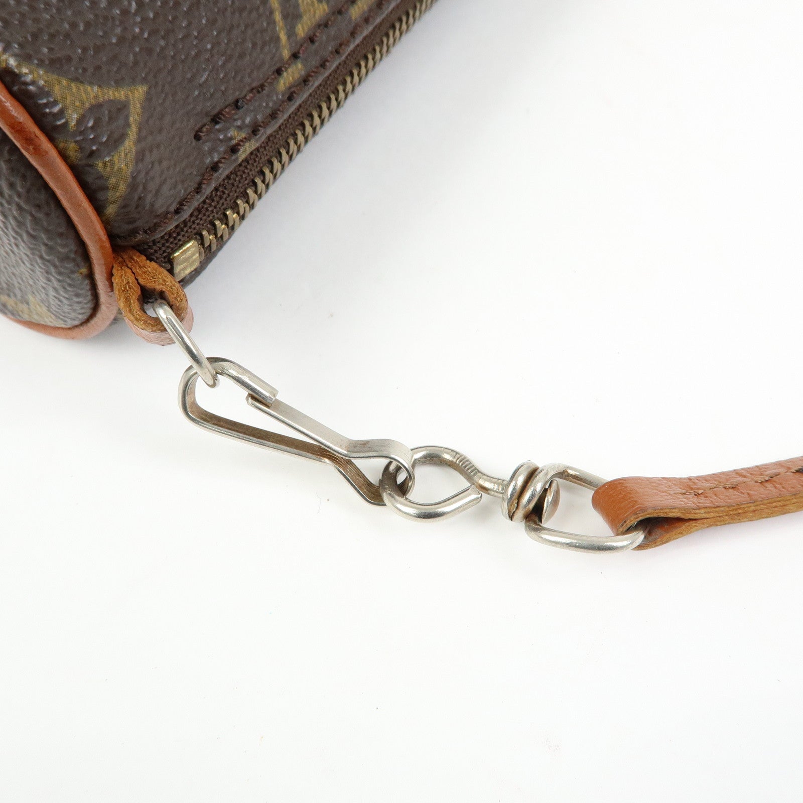 Louis Vuitton Monogram Mini Pouch for Papillon Bag Brown