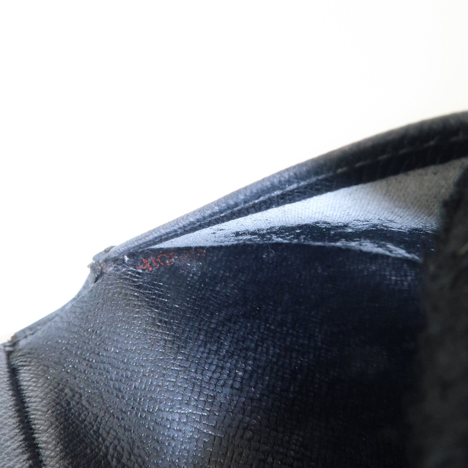 Louis Vuitton Epi Set of 2 Long Wallet Noir Cassis M63242 M6364K Used