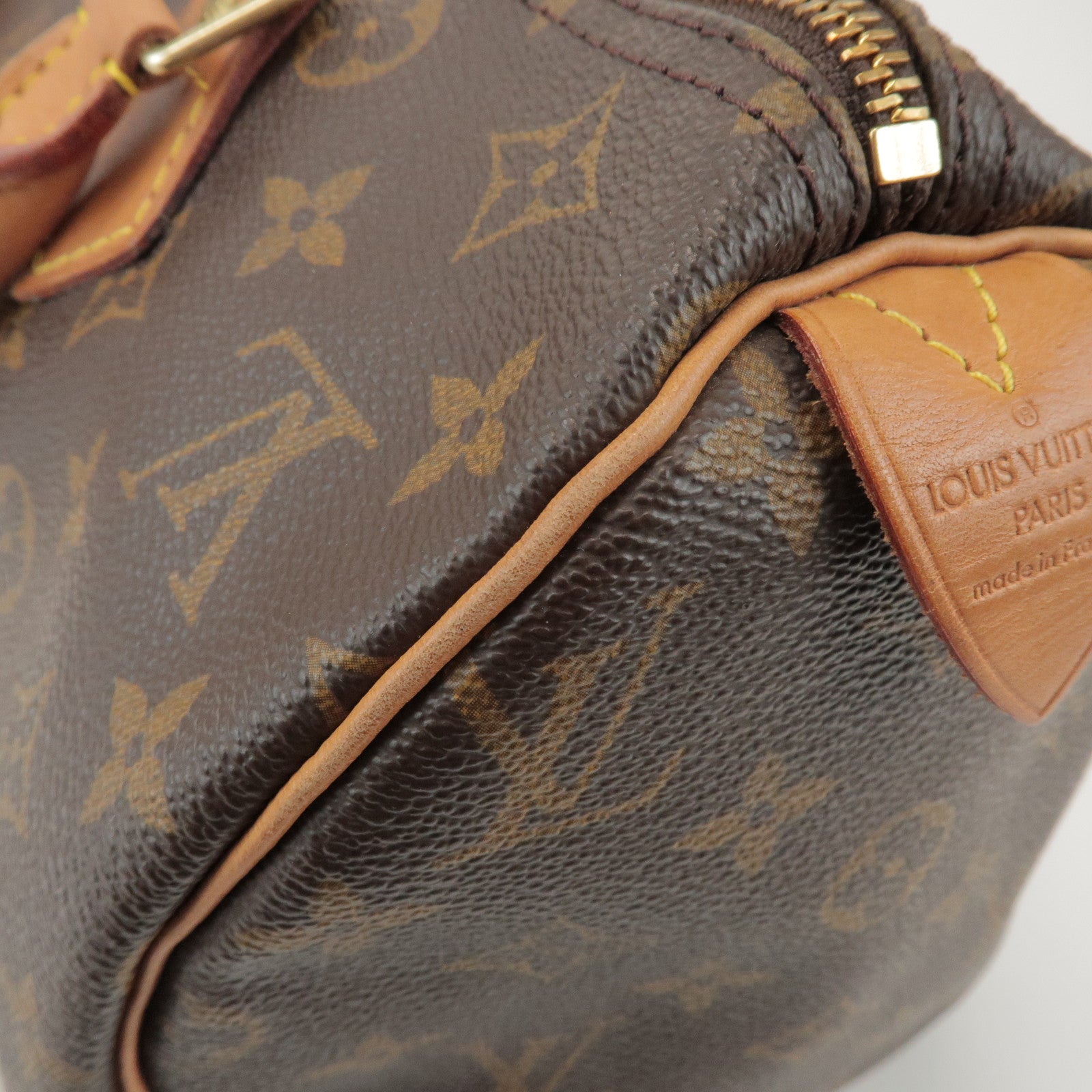 Louis Vuitton Monogram Speedy 30 Boston Bag Hand Bag Brown M41526