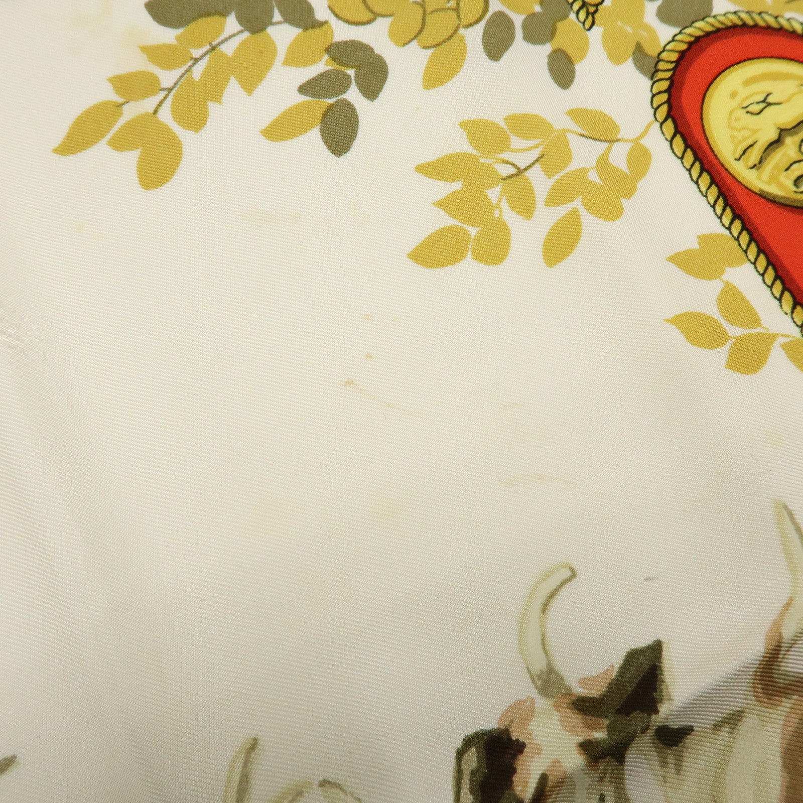 HERMES Carre 90 Silk 100% Scarf Le Debuche Black Red Beige