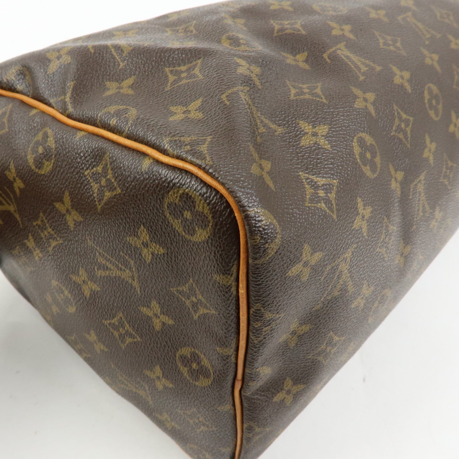 Louis Vuitton Monogram Speedy 40 Hand Bag Boston Bag Brown M41522